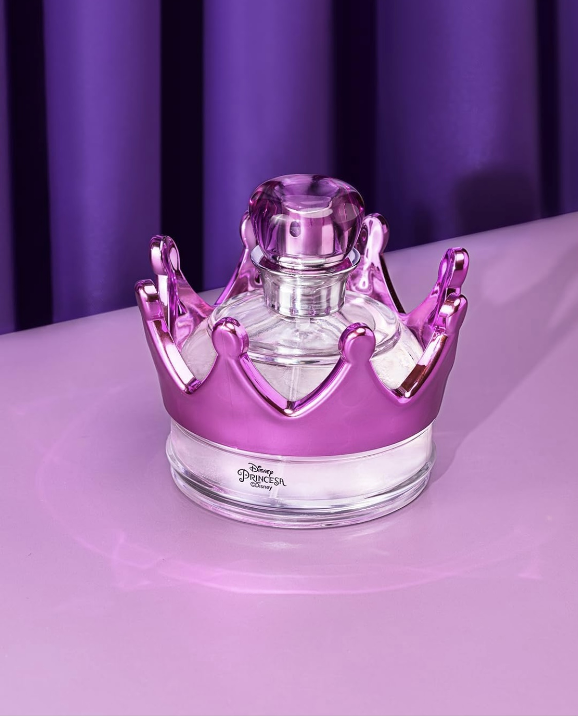PRINCESAS DISNEY PERFUME FRAGANCIA INFANTIL EN HERMOSO ENVASE CON CORONA AROMA PREFERIDO PARA LAS PRINCESAS DE LA CASA