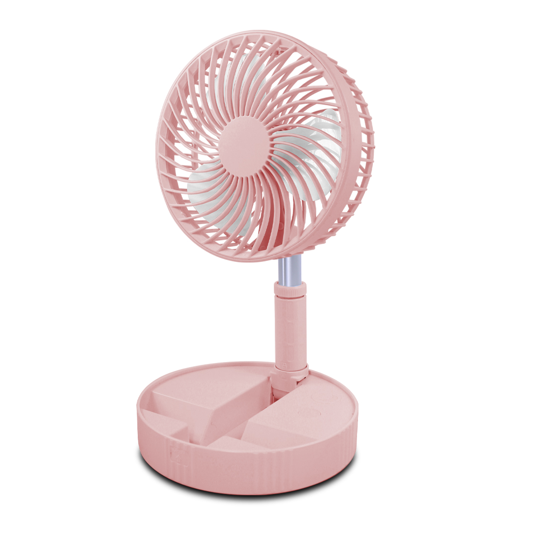 Ventilador De Pedestal Telecopico Recargable con 3000 mAh