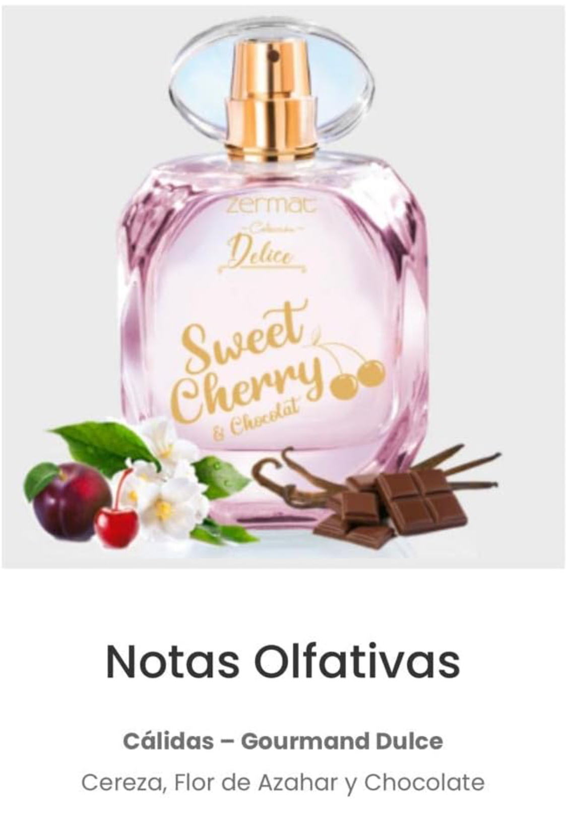 SWEET CHERRY & CHOCOLAT PERFUME PARA MUJER DAMA EAU DE PARFUM