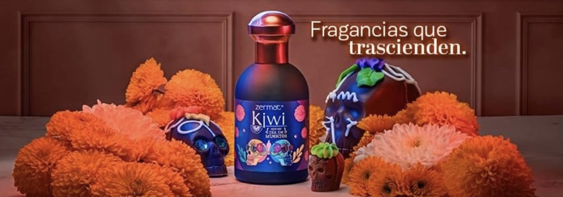 KIWI PERFUME UNISEX 100% ORIGINAL (ENVASE DE EDICIÓN ESPECIAL DÍA DE MUERTOS) MISMO AROMA QUE KIWI ORIGINAL