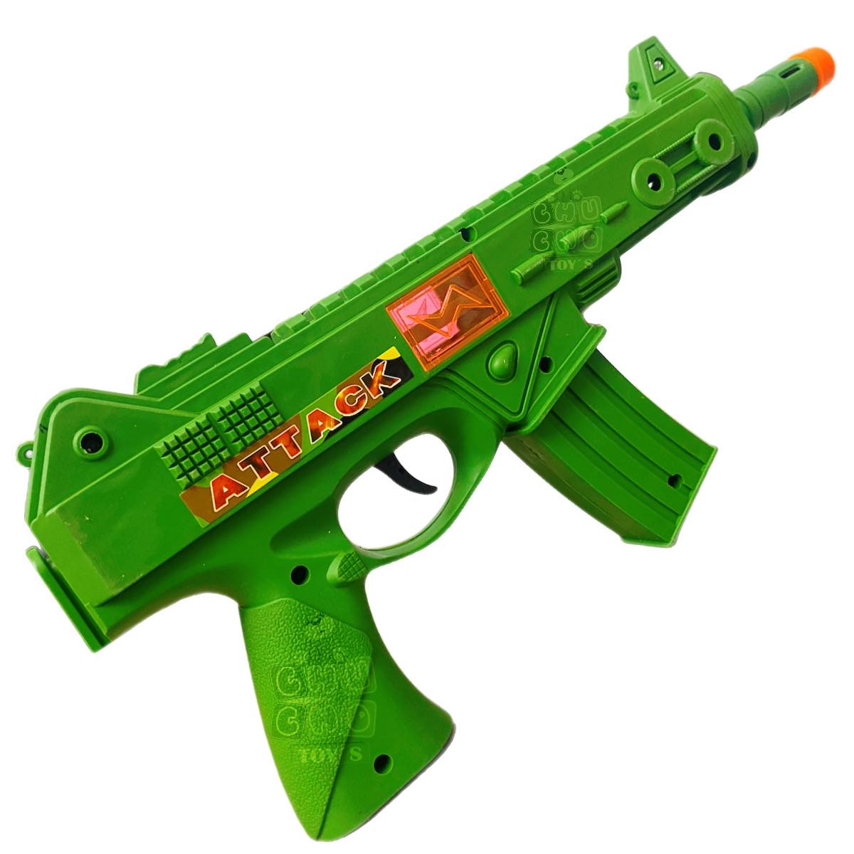 3 Metralleta Militar Camuflaje Fricción Juguete Económico