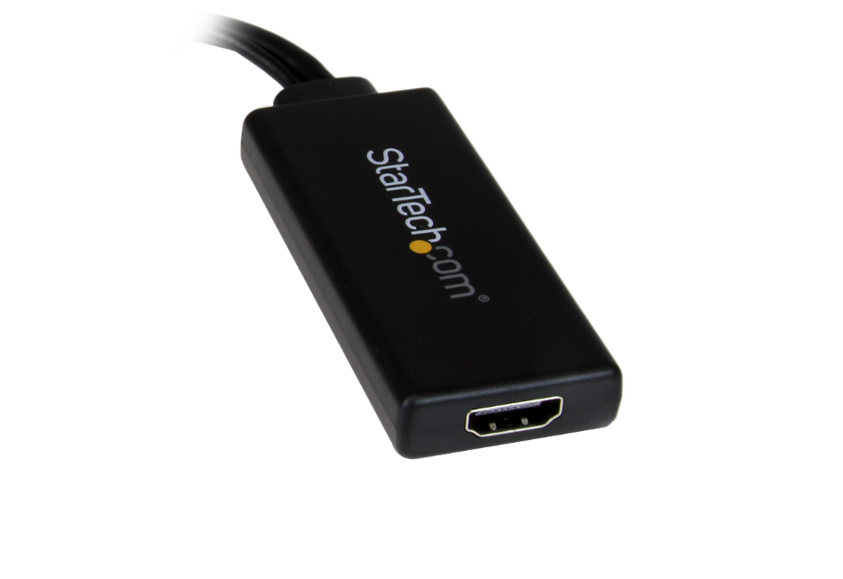 Adaptador VGA a HDMI con audio y alimentación USB