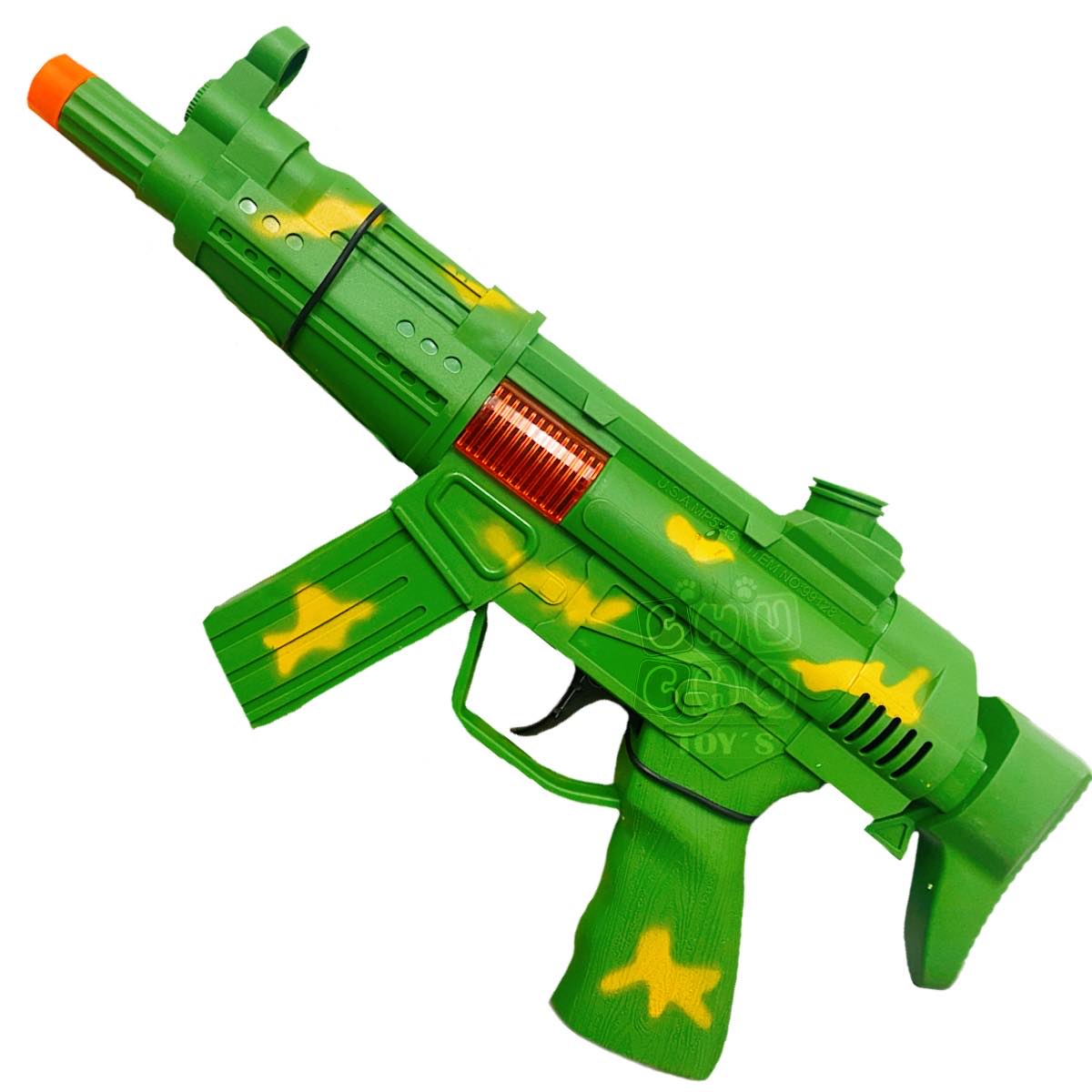 3 Metralleta Militar Camuflaje Fricción Juguete Económico