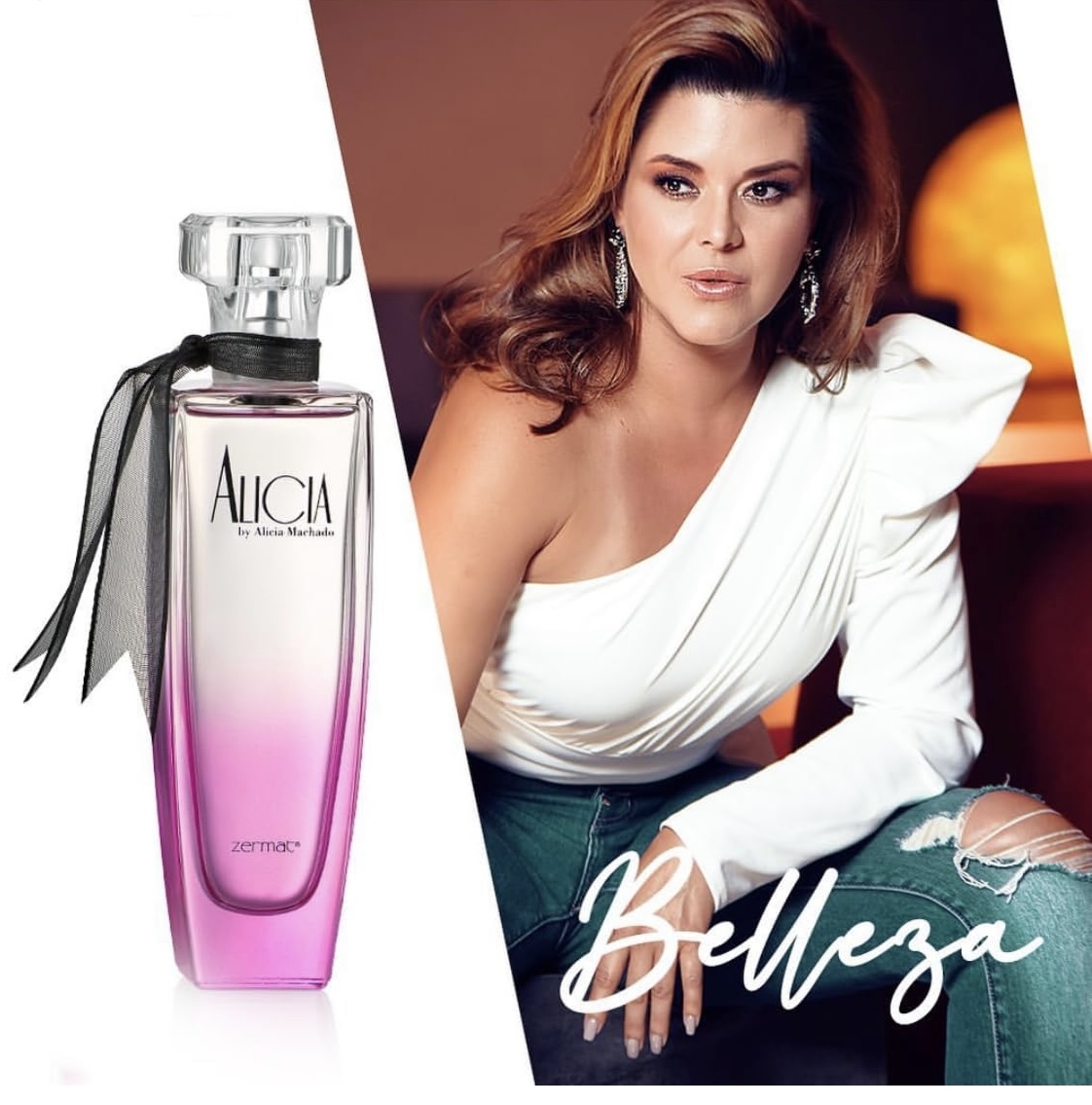 ALICIA PERFUME PARA MUJER DAMA ALICIA MACHADO EAU DE PARFUM 100ml AROMA DE ALTA DURACIÓN