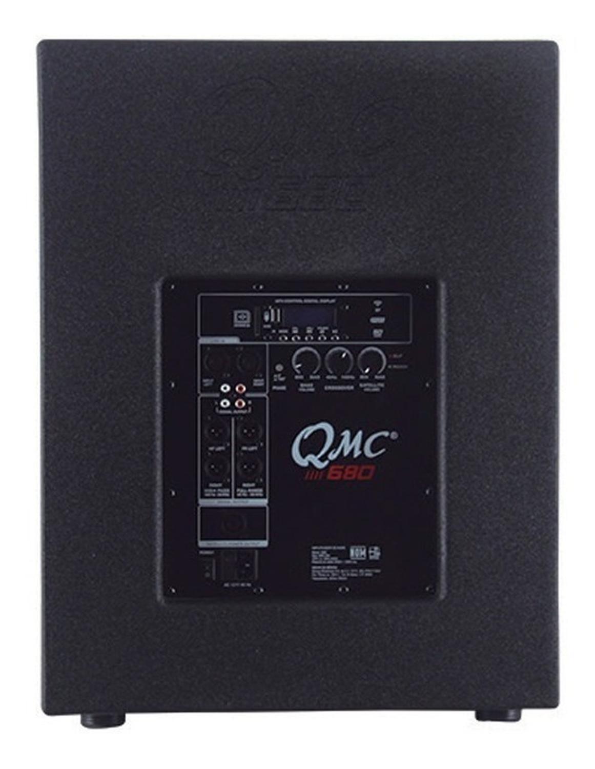 Bocina Qmc Qmc-680 Con Bluetooth Negra 127v.