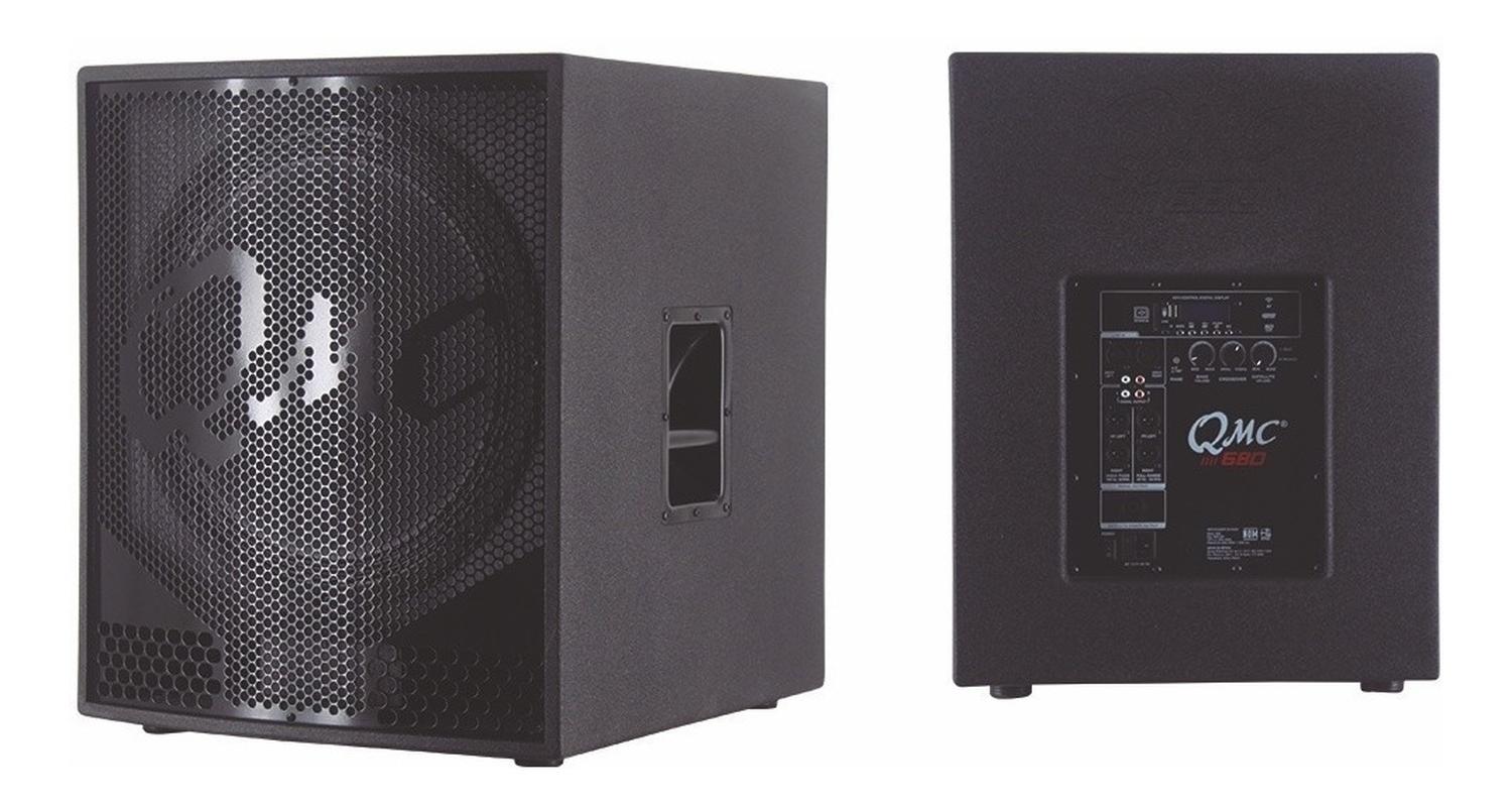 Bocina Qmc Qmc-680 Con Bluetooth Negra 127v.