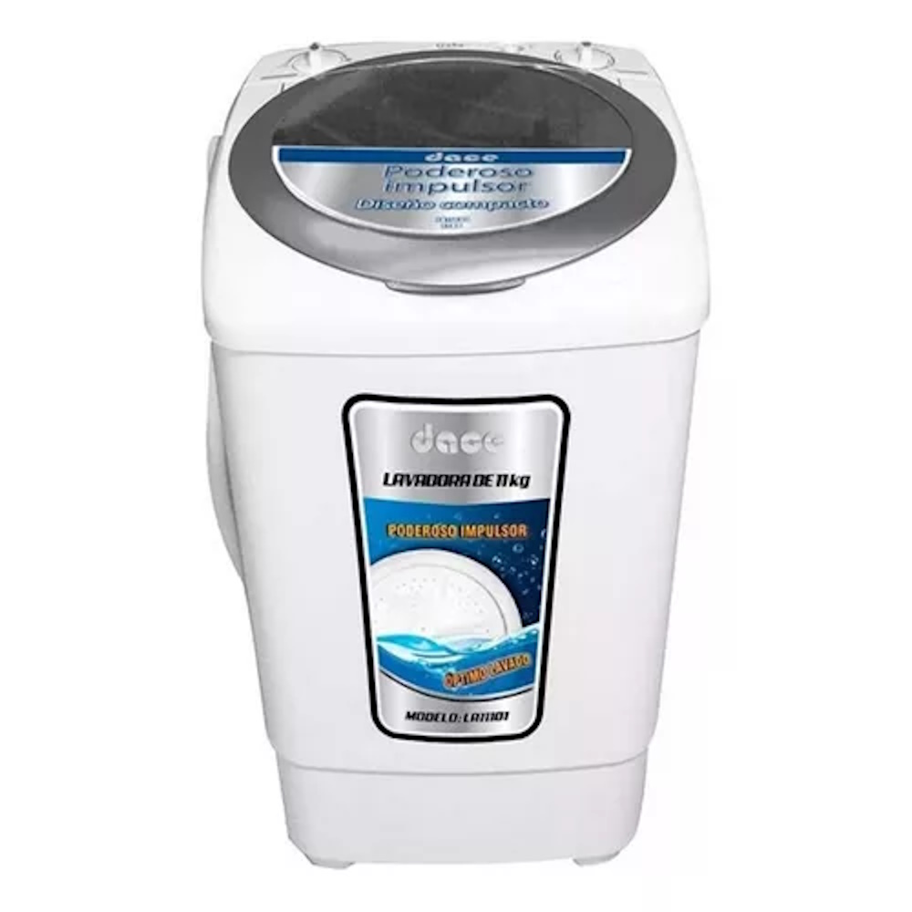 Lavadora Semiautomatica 11 Kilos Color Blanco Dace.