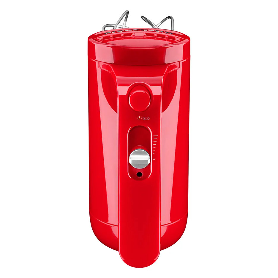 Batidora de Mano Inalámbrica KitchenAid 7KHMB732MPA de 7 Velocidades Passion Red.