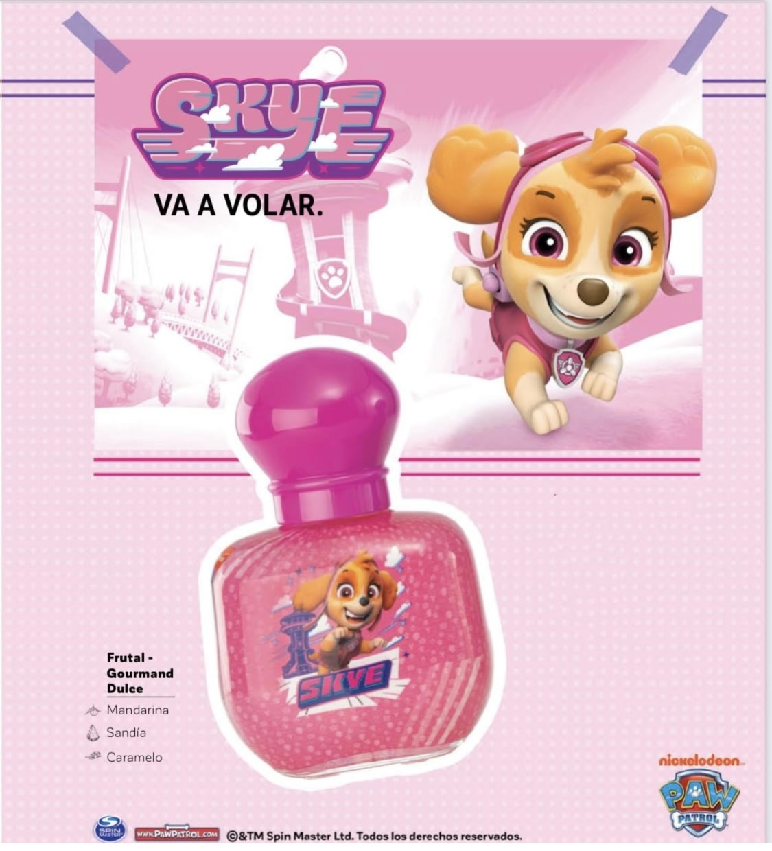 CHASE Y SKY PAW PATROL PERFUMES INFANTILES PAQUETE DE 2 FRAGANCIAS INFANTILES EXCLENTES AROMAS