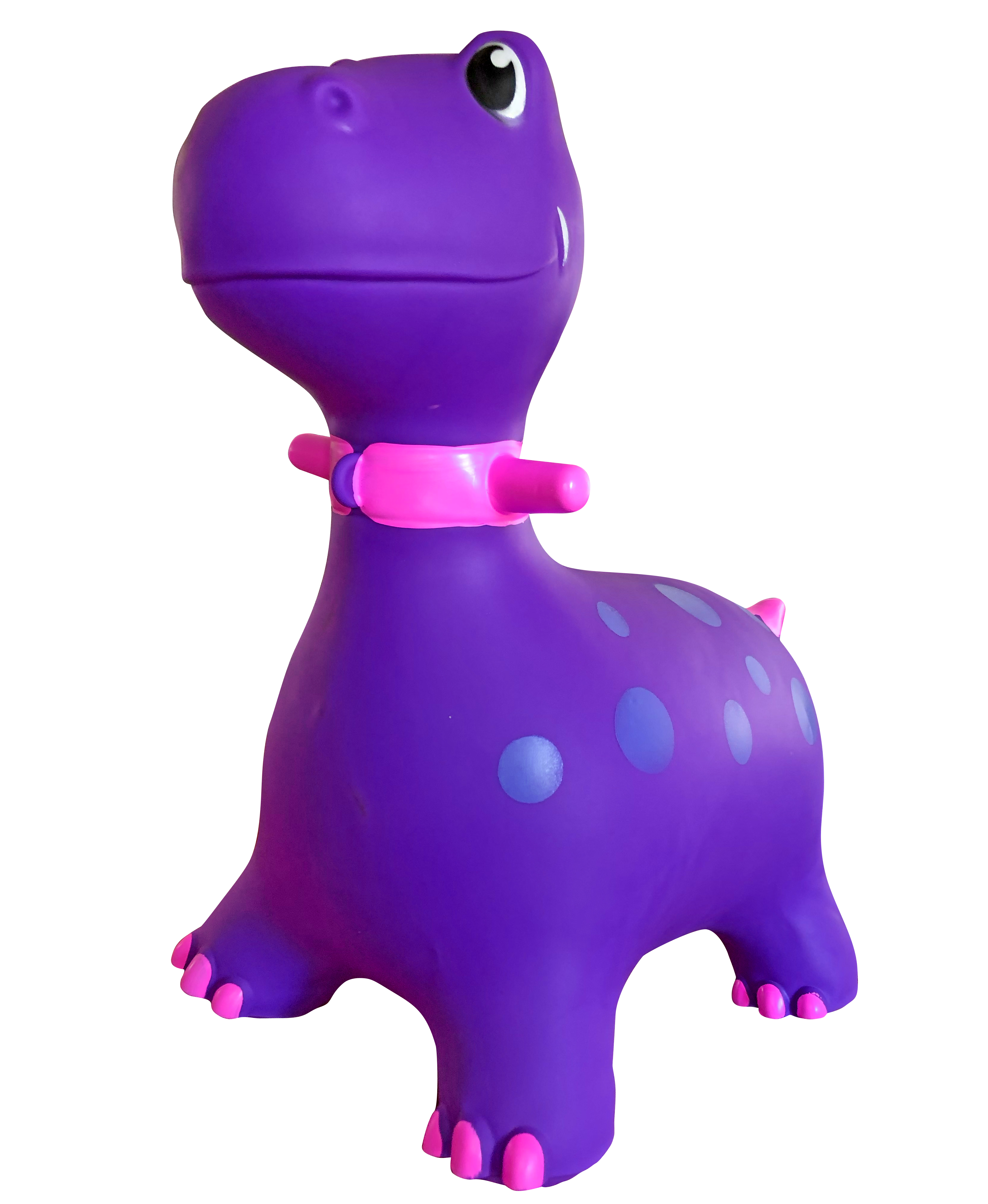 Montable Inflable Brincolin Ecobaby Original Dinosaurio Violeta.