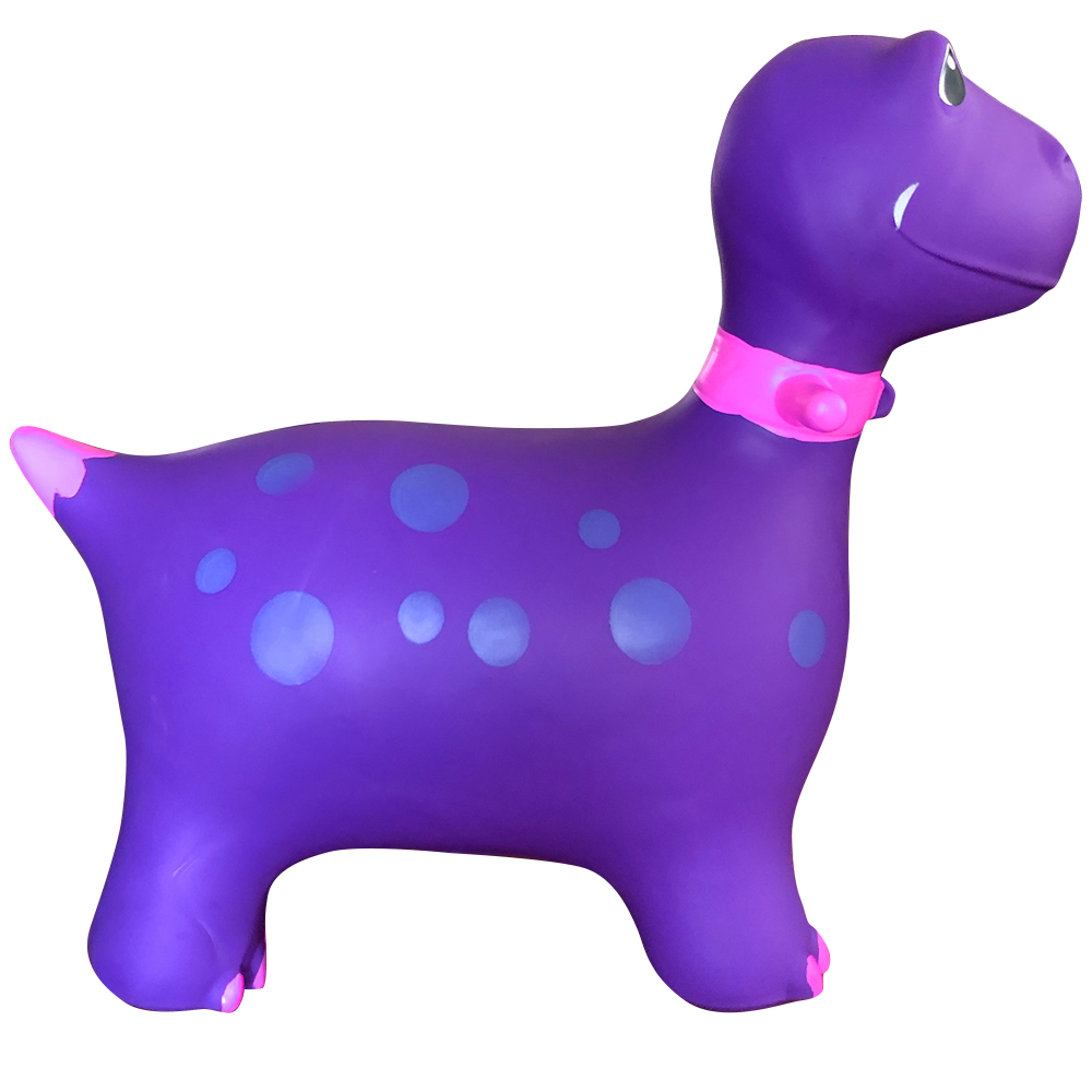 Montable Inflable Brincolin Ecobaby Original Dinosaurio Violeta.