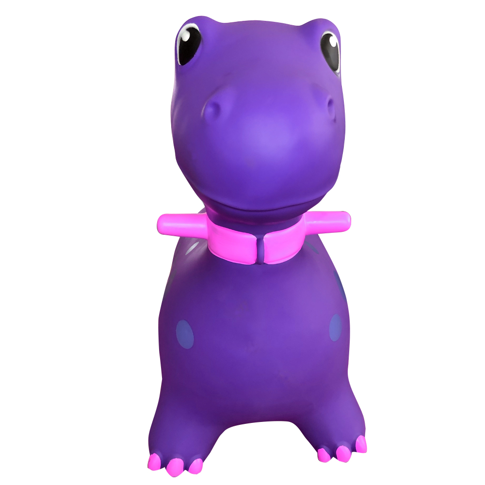 Montable Inflable Brincolin Ecobaby Original Dinosaurio Violeta.