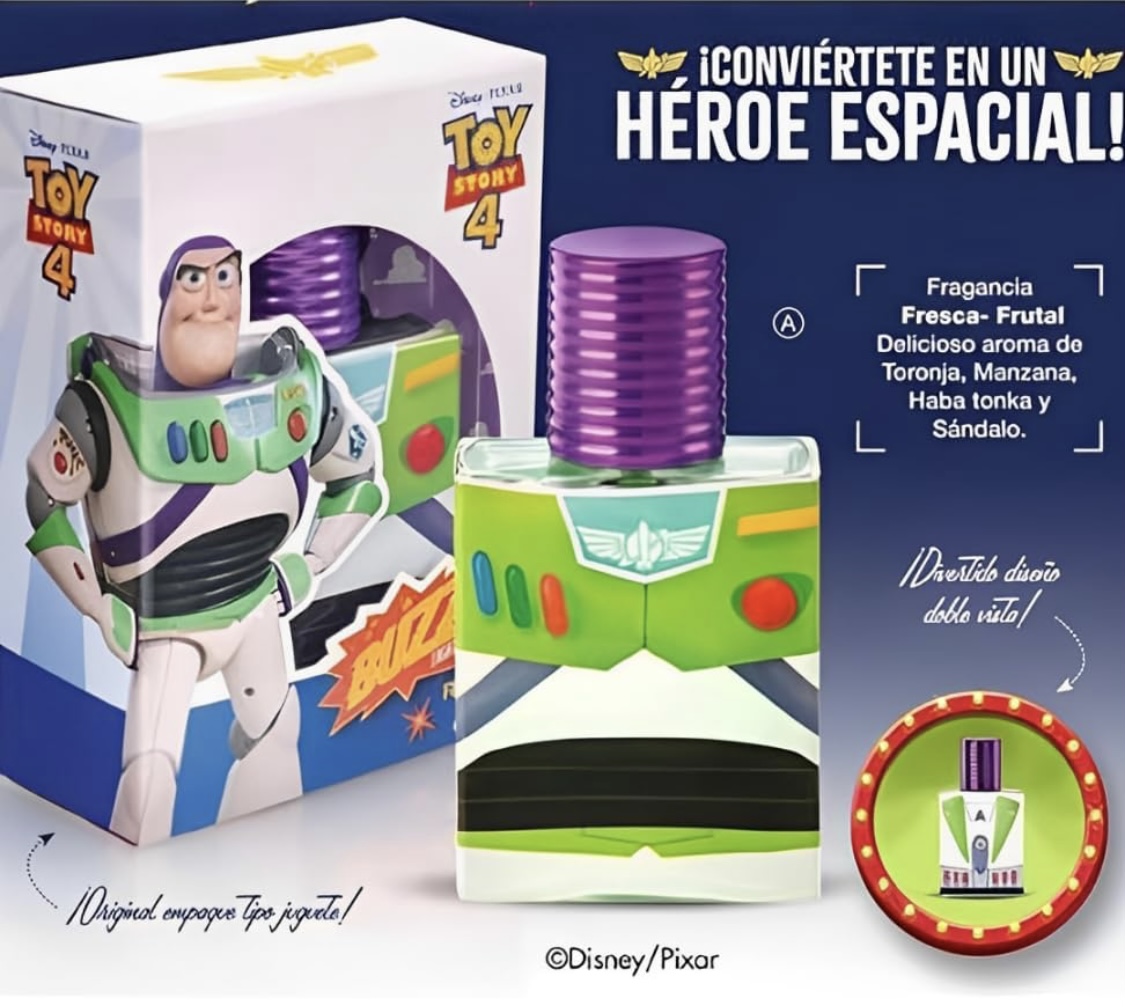 FRAGANCIA INFANTIL BUZZ LIGHTYEAR/TOY STORY WOODY SET DE 2 FRAGANCIAS/PERFUMES PARA NIÑOS