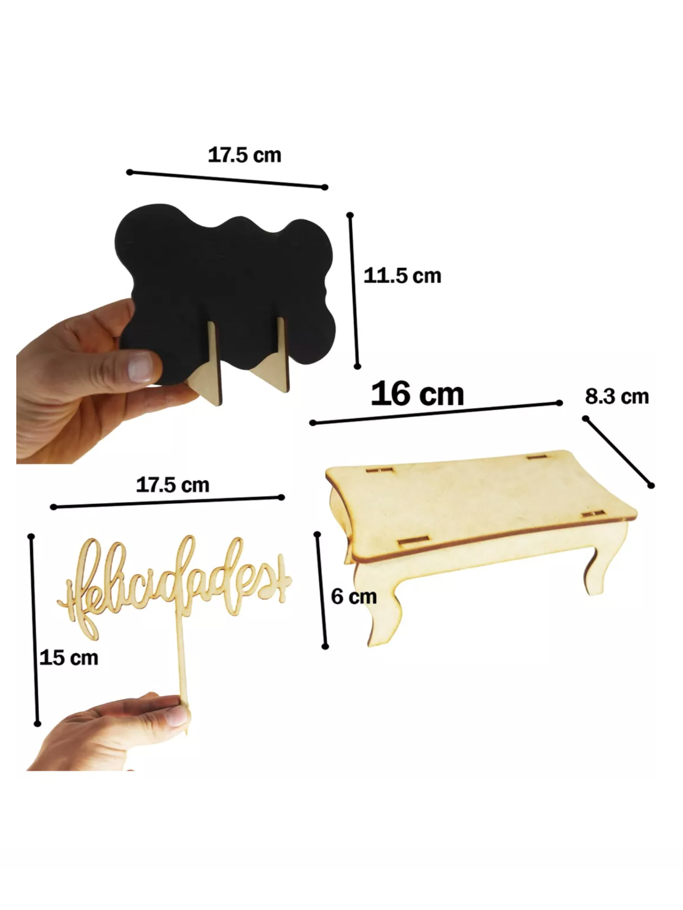 Candy Bar 9 Piezas Mesa de Dulces hasta 20 Personas