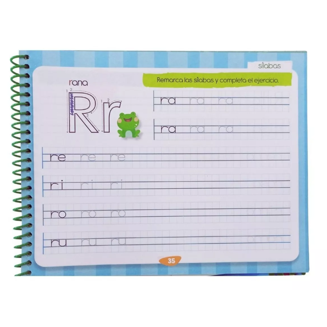 Caligrafía 1 Aprendiendo A Escribir Letra Script - García