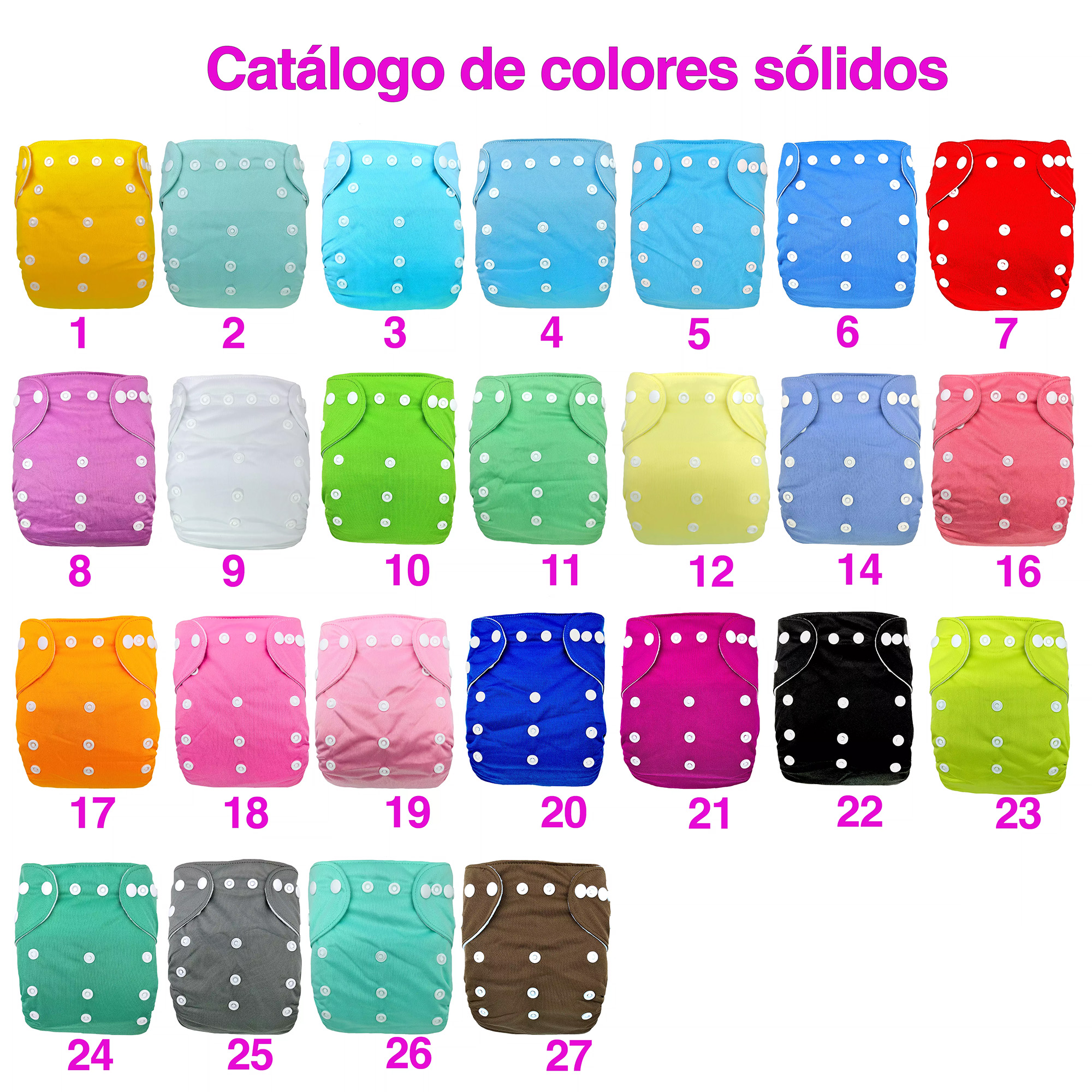 Pañal ecológico de tela para bebés reutilizables ecobaby original
