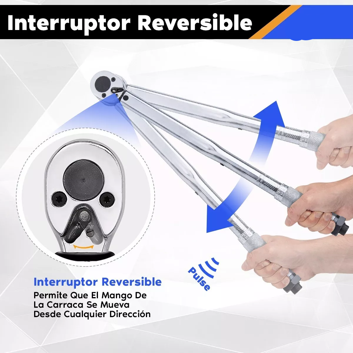 Torquímetro 1/2'' Llave Dinamométrica Ajustable 28-210 N.m