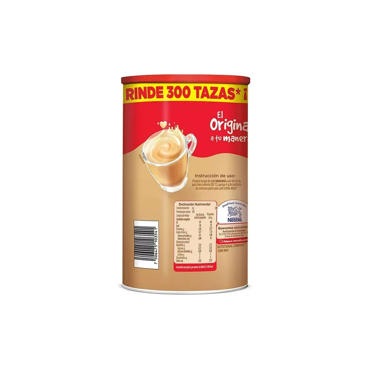 Sustituto de Crema Coffee Mate en Polvo 1.2 Kg