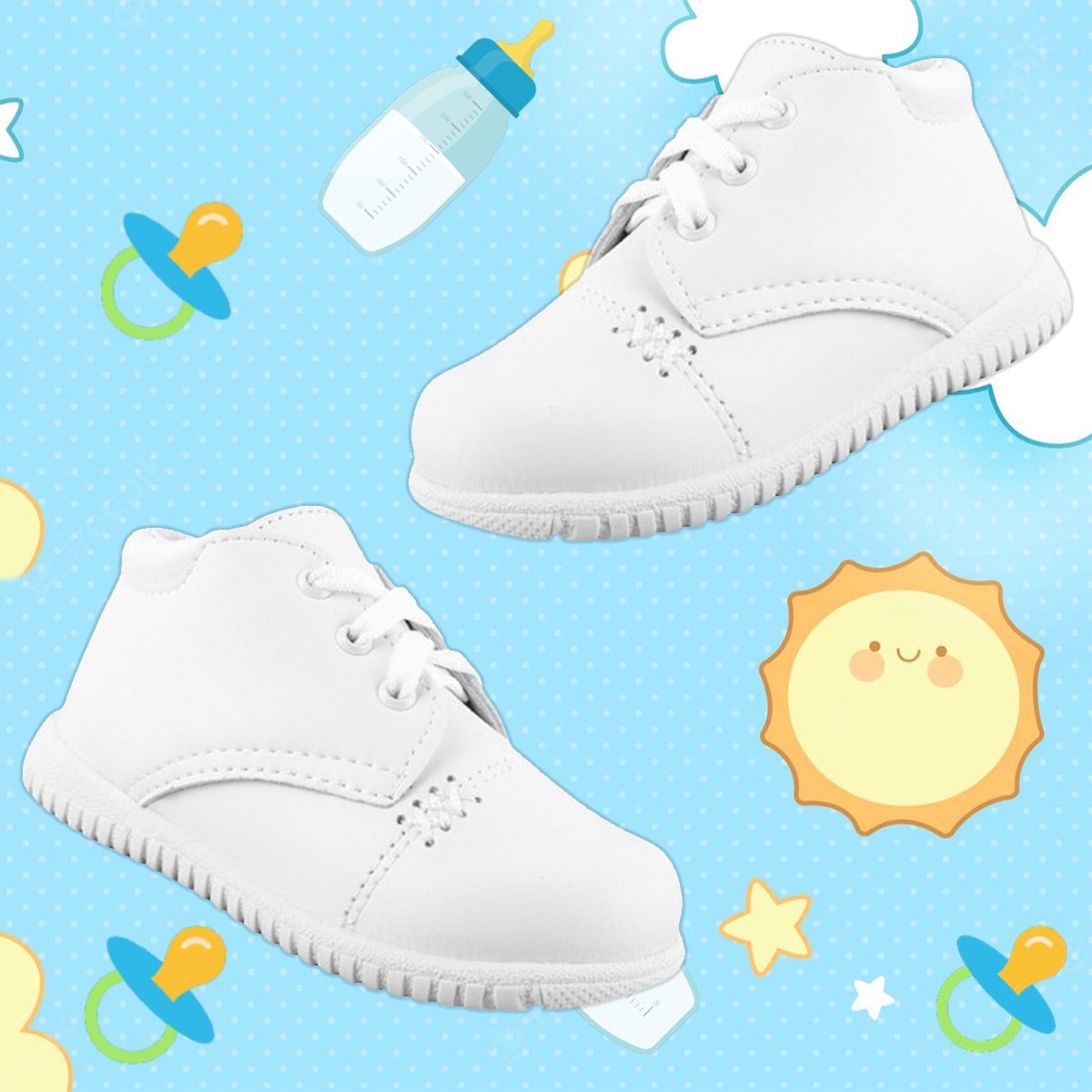 Zapato Niño Bebé Bautizo 100% Piel Arco Ortopédico 704-b.