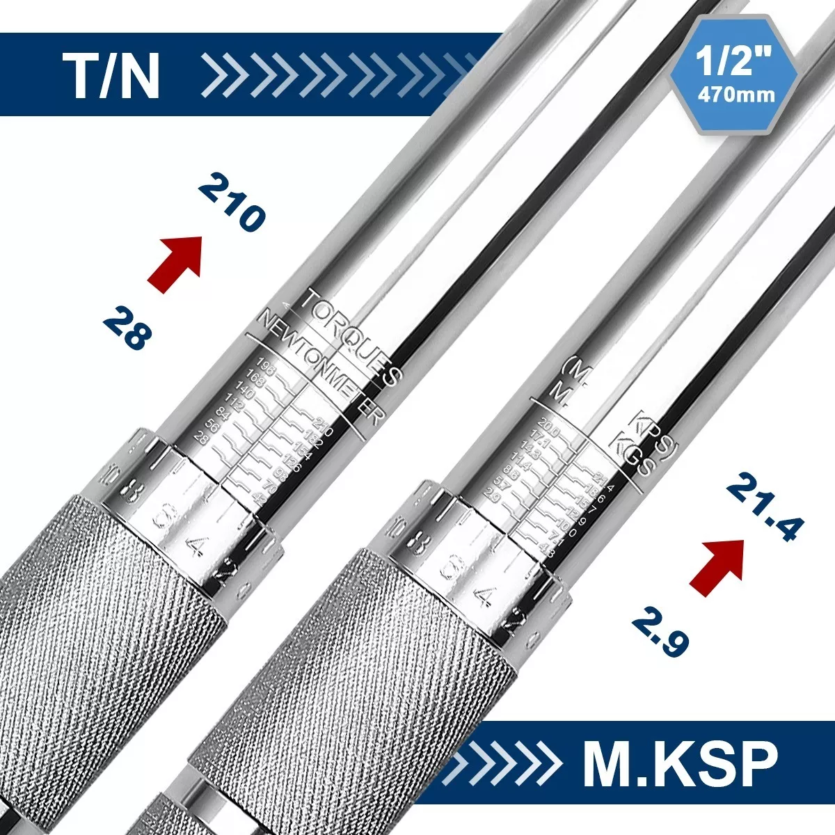Torquímetro Llave De Torque 1/2 28-210nm