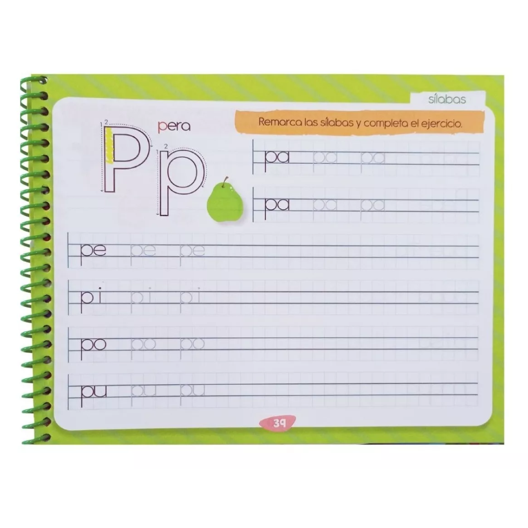 Caligrafía 1 Aprendiendo A Escribir Letra Script - García