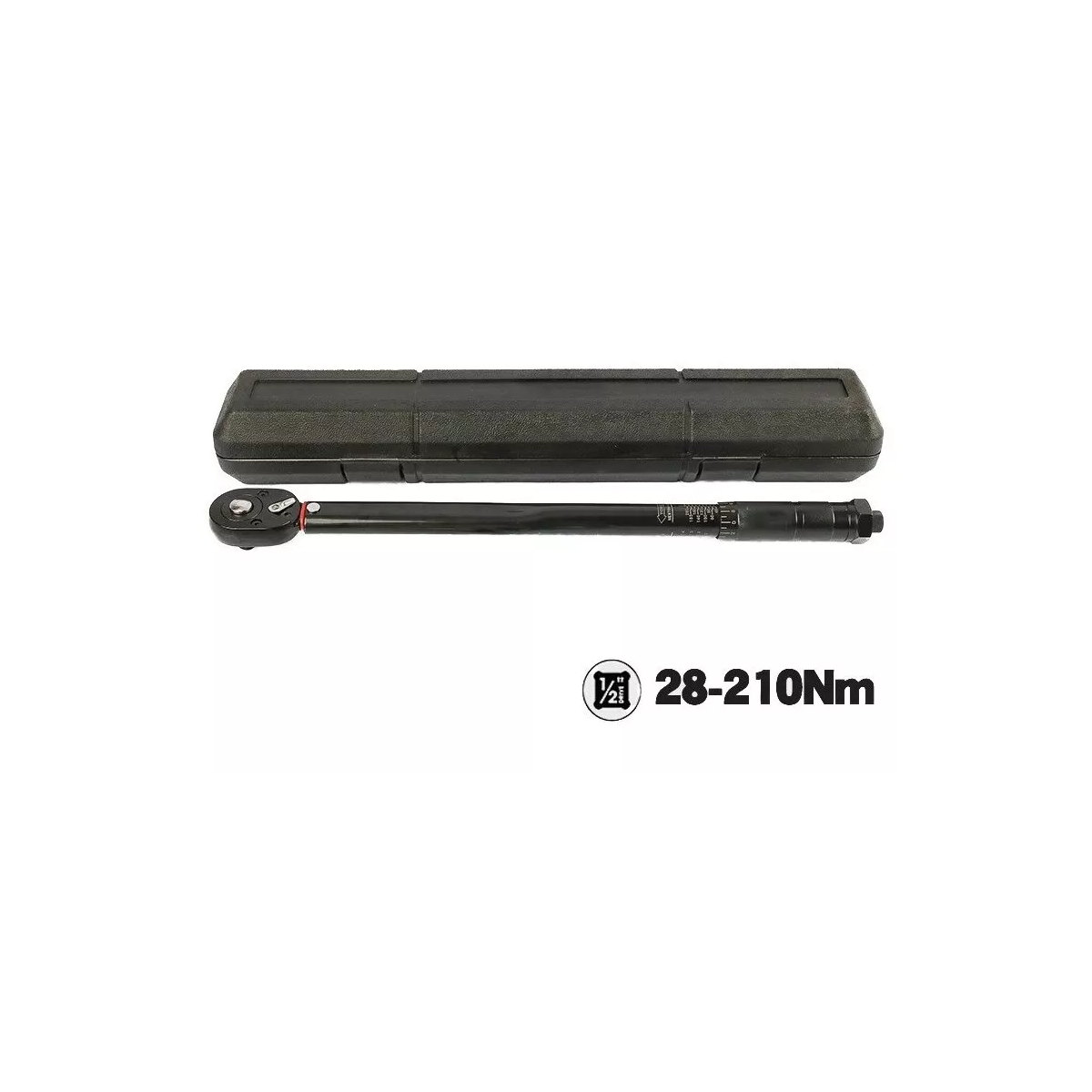 Torquímetro 1/2 28-210 Nm Llave Dinamométrica Ajustable