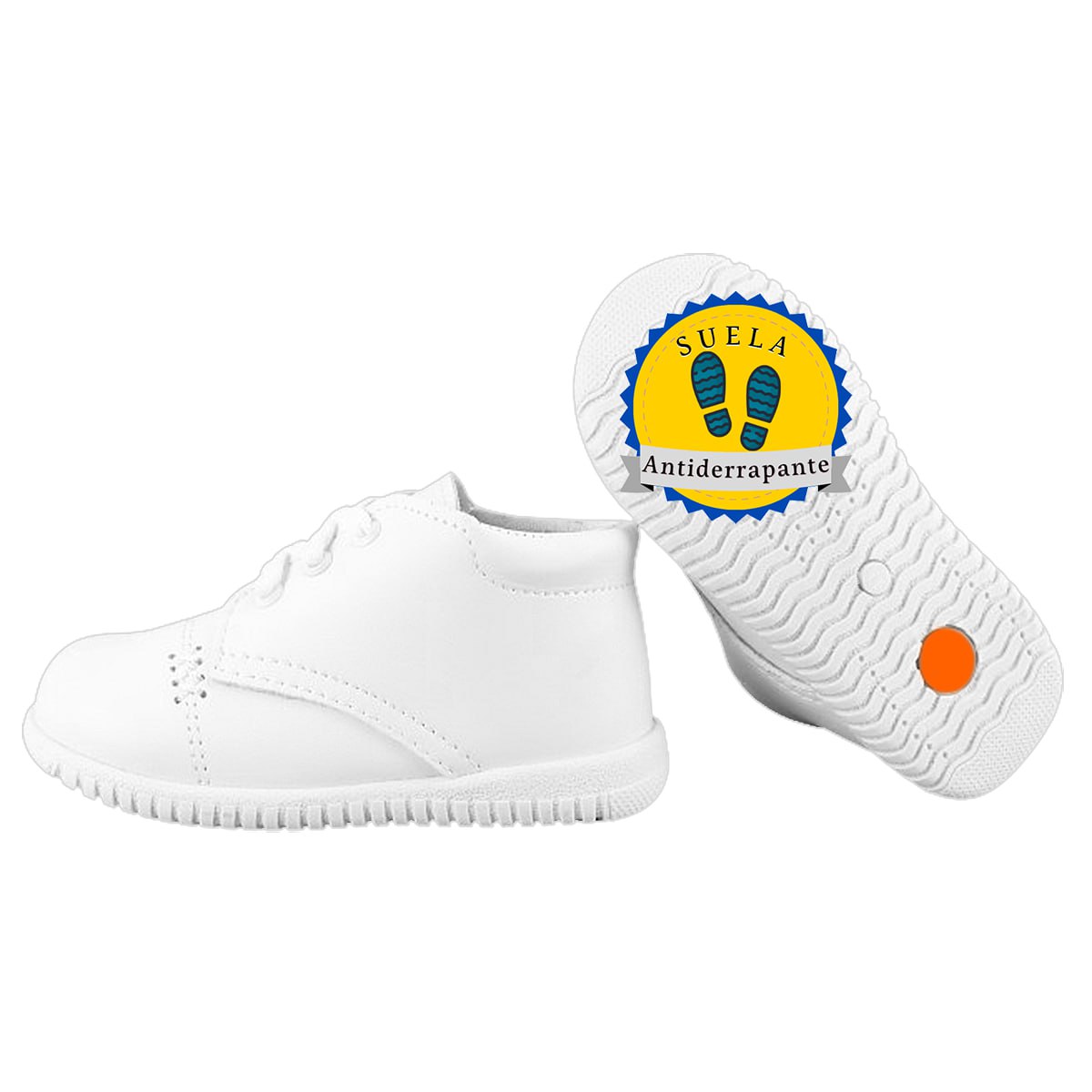 Zapato Niño Bebé Bautizo 100% Piel Arco Ortopédico 704-b.