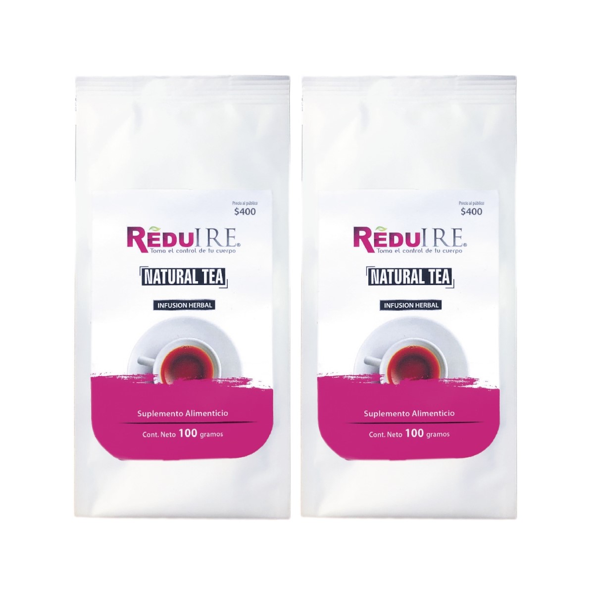 Té 100% Natural Baja Talla Y Peso Reduire