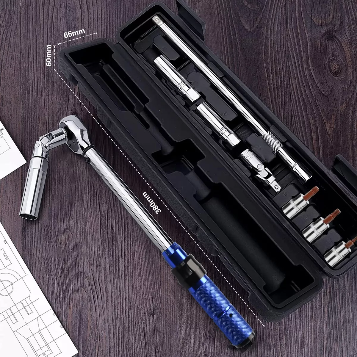 Llave Dinamométrica 3/8 Llave De Torque