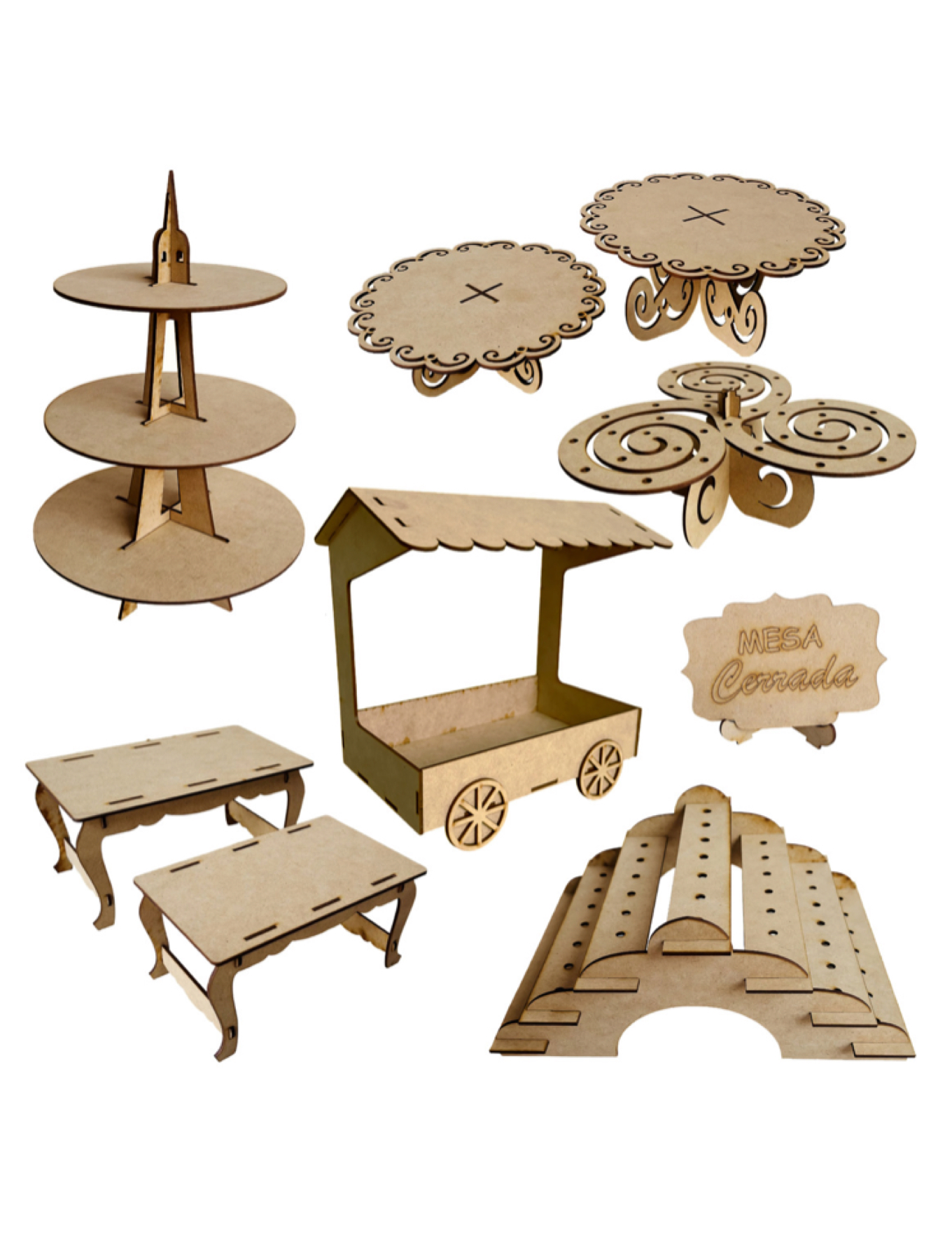 Candy Bar 9 Piezas Mesa De Dulces