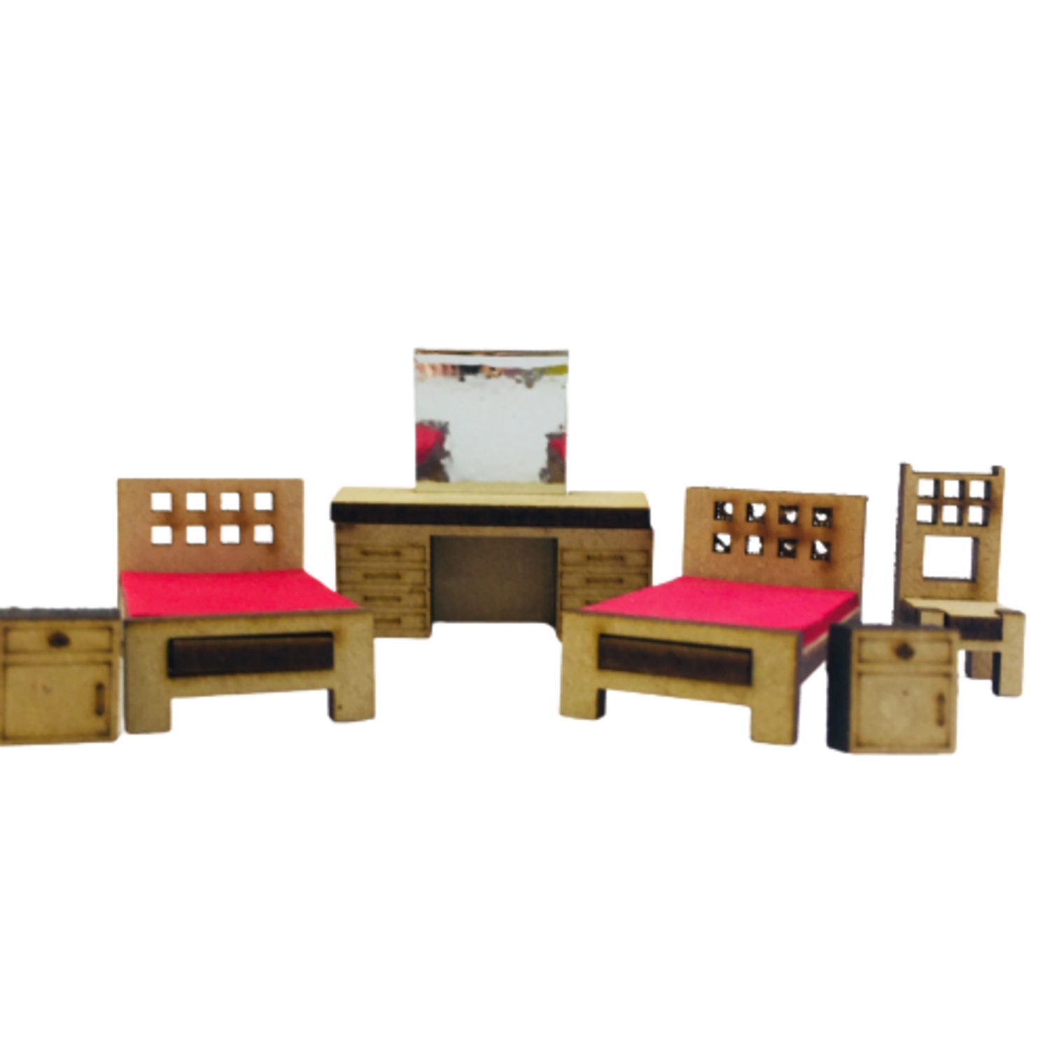 Muebles Para Maquetas Y/o Dioramas Set Casa Habitación escala 1:75.
