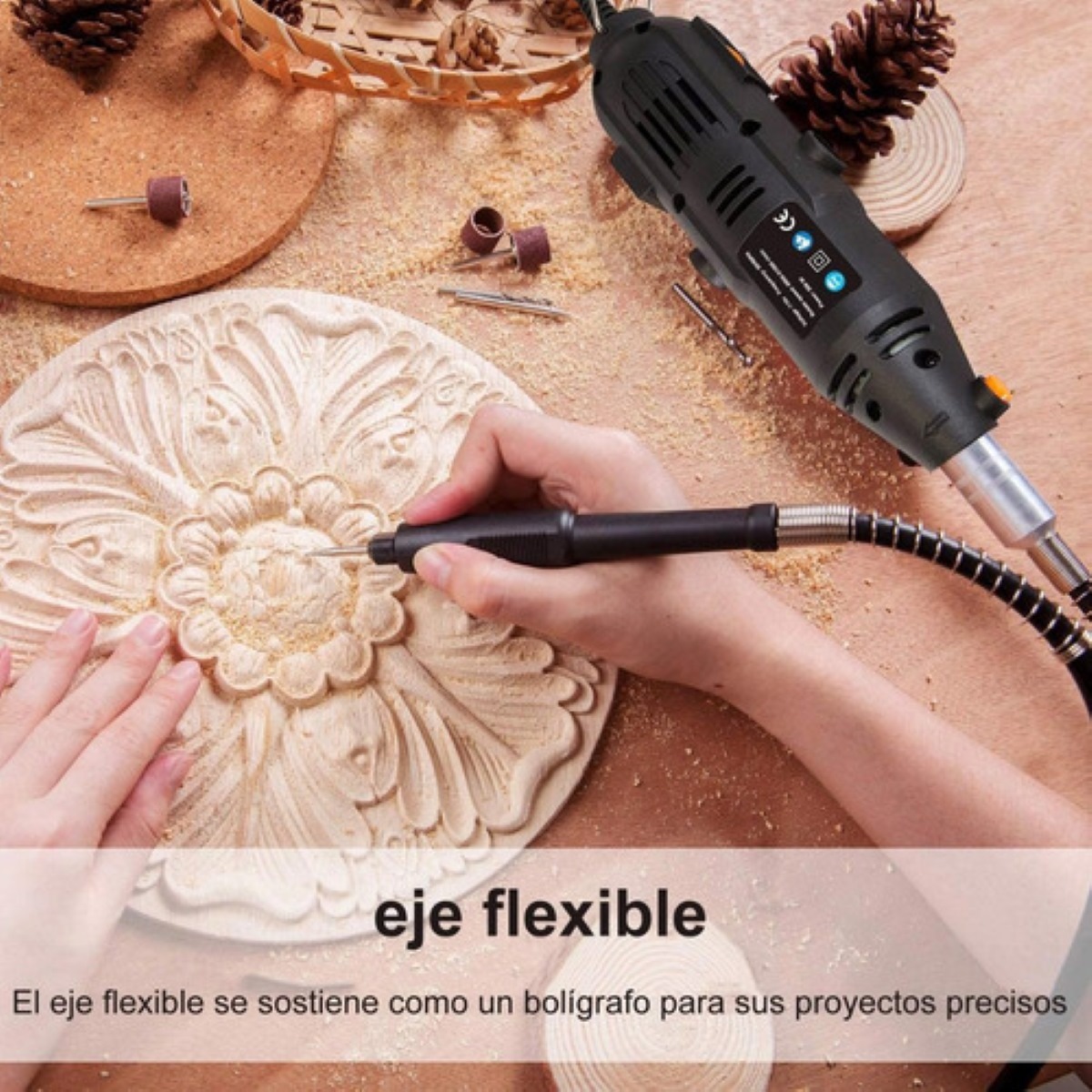 Mini Taladro Mototool Con 211 Accesorio Para Dremmel Esmeril