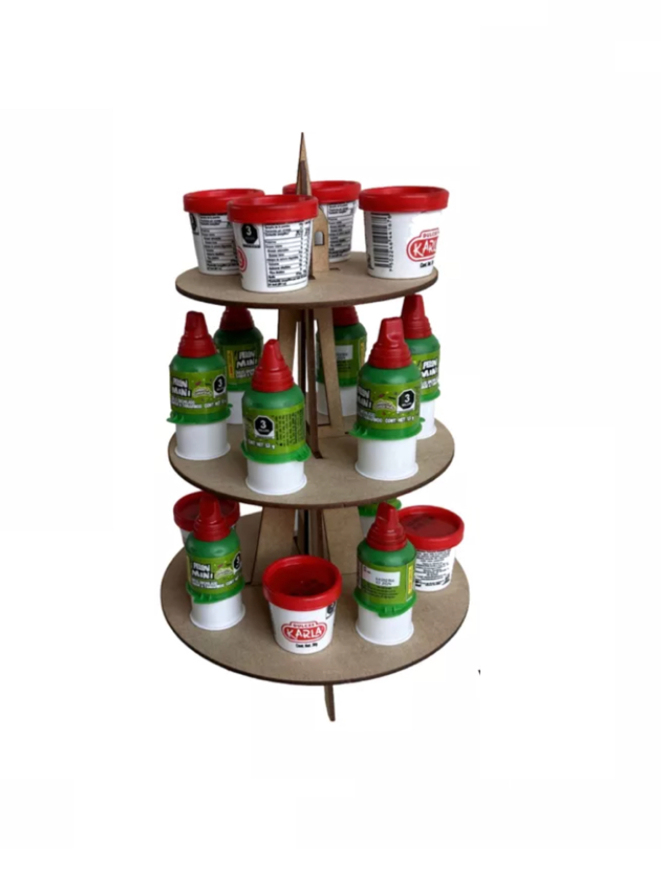 Candy Bar Exhibidor De Dulces - Torre 3 Niveles