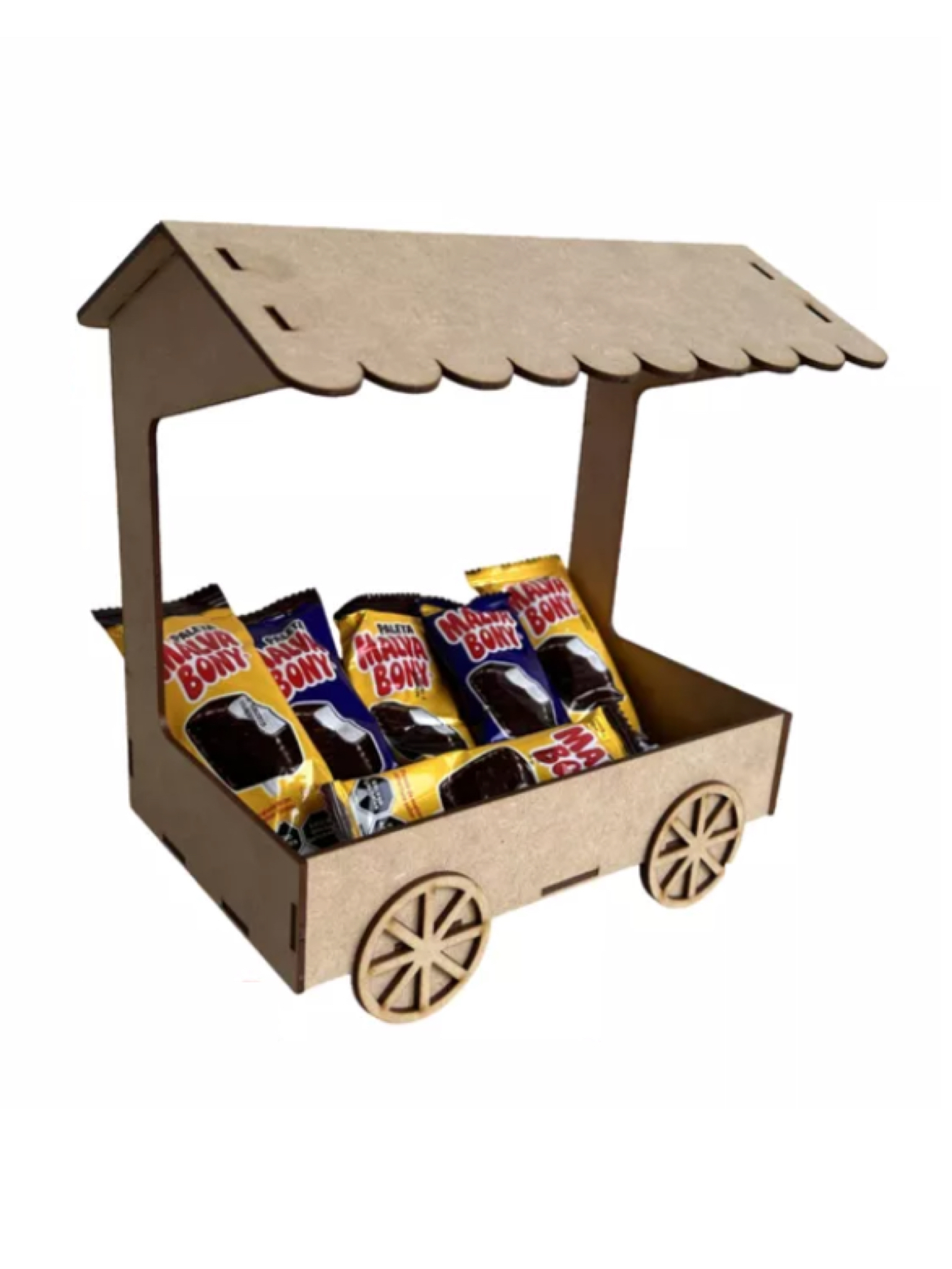 Candy Bar Exhibidor De Dulces - Carrito