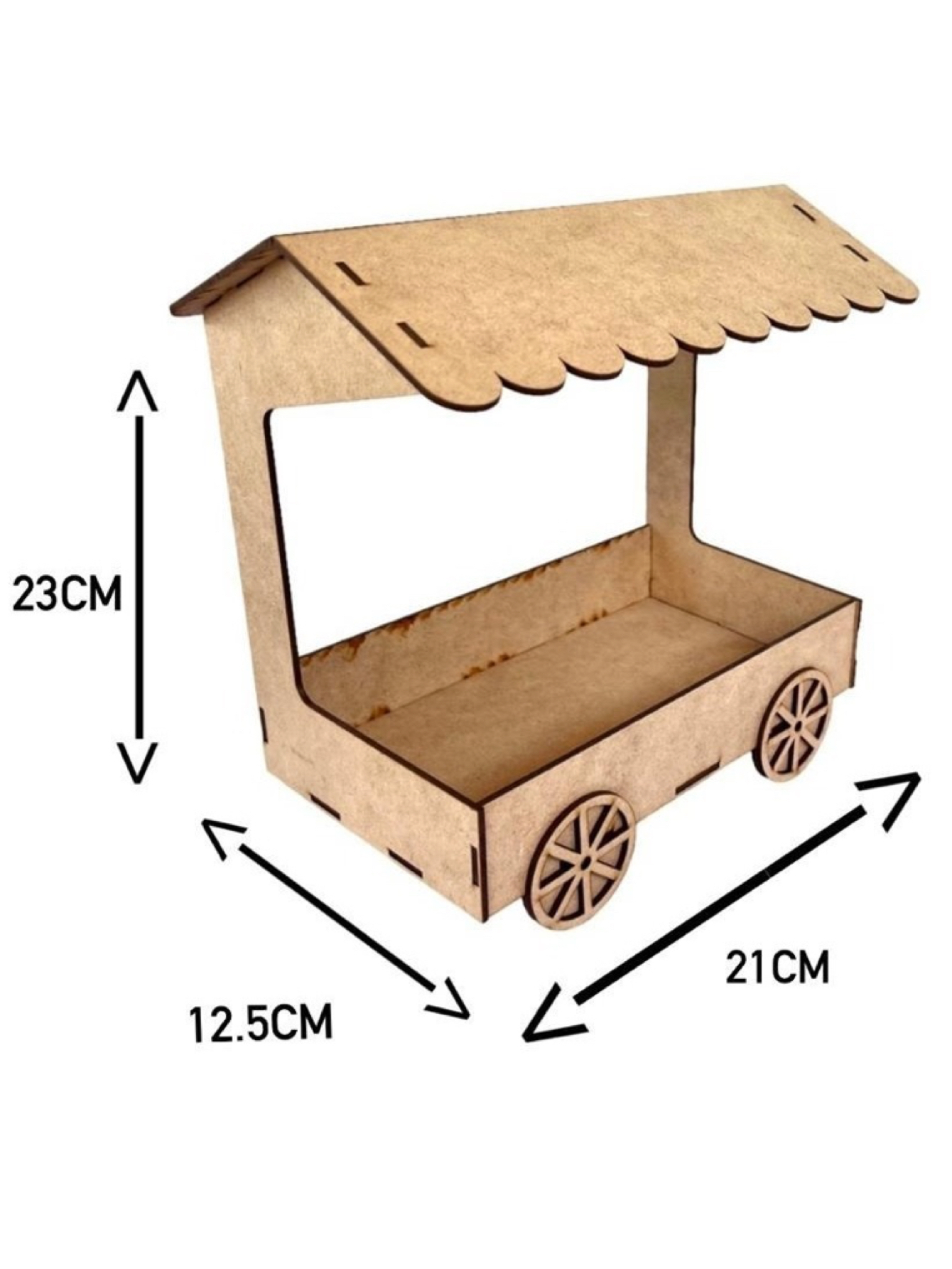 Candy Bar Exhibidor De Dulces - Carrito