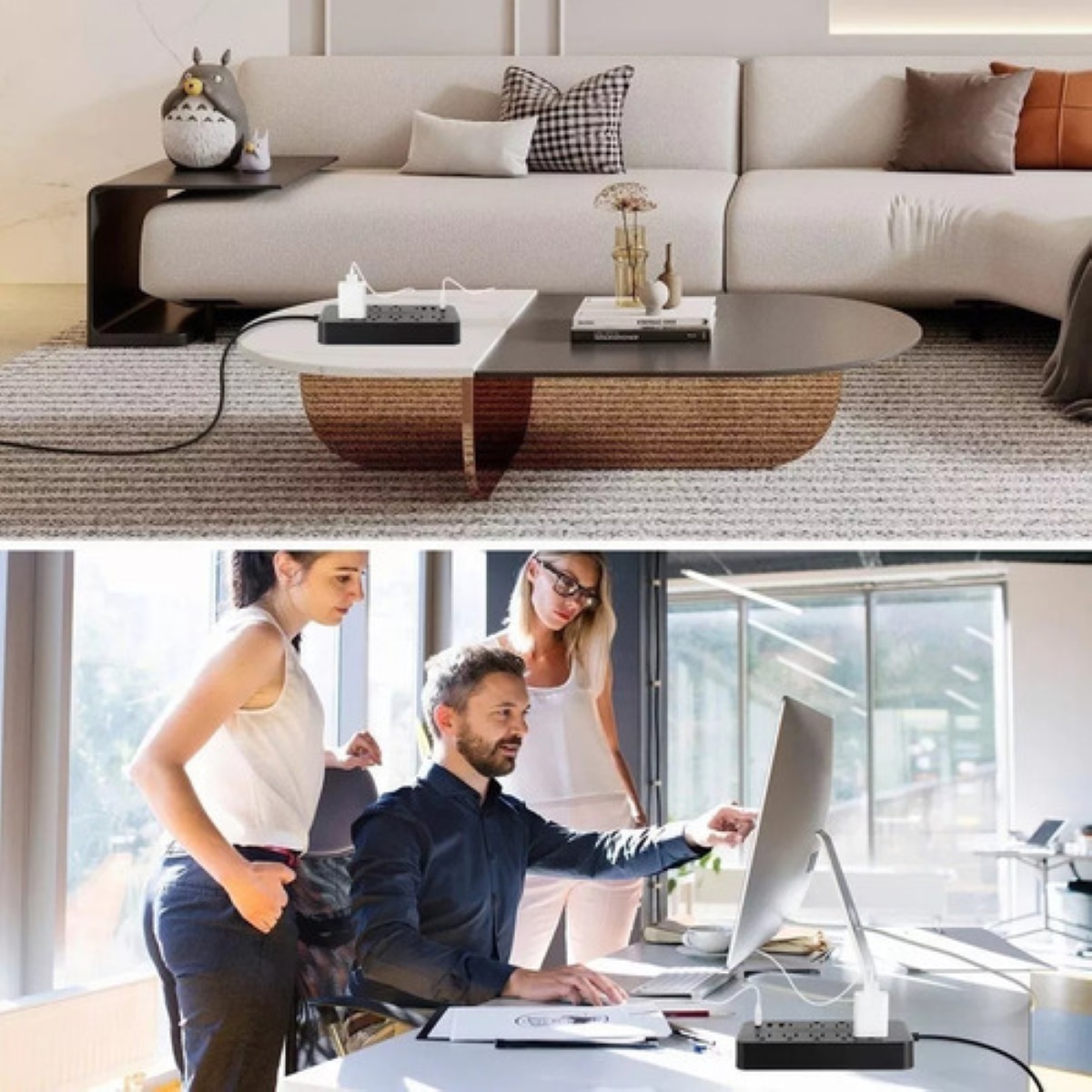 Multicontactos Electricos Usb Premium Regleta 8+3+1accesorio