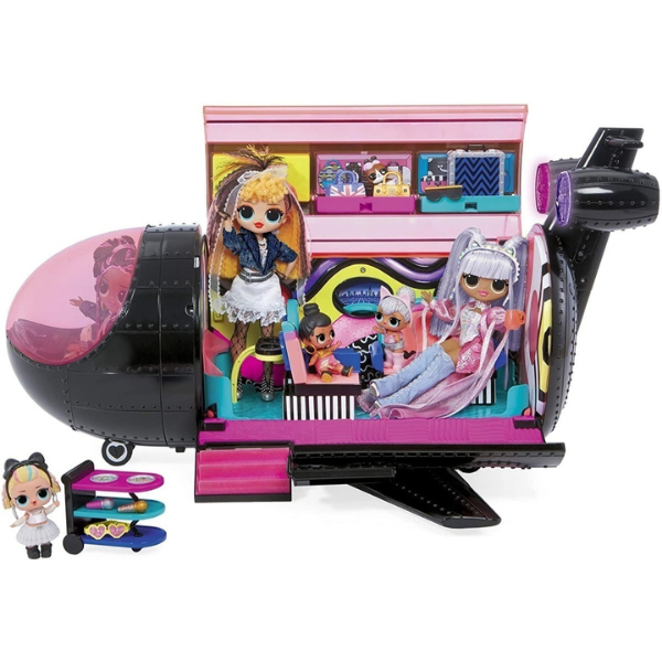 Lol Surprise Avión Remix 4 En 1 + 50 Sorpresas