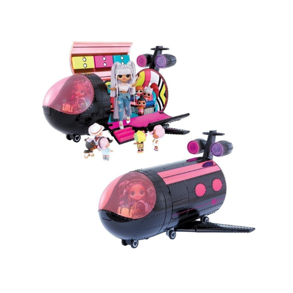 Lol Surprise Avión Remix 4 En 1 + 50 Sorpresas