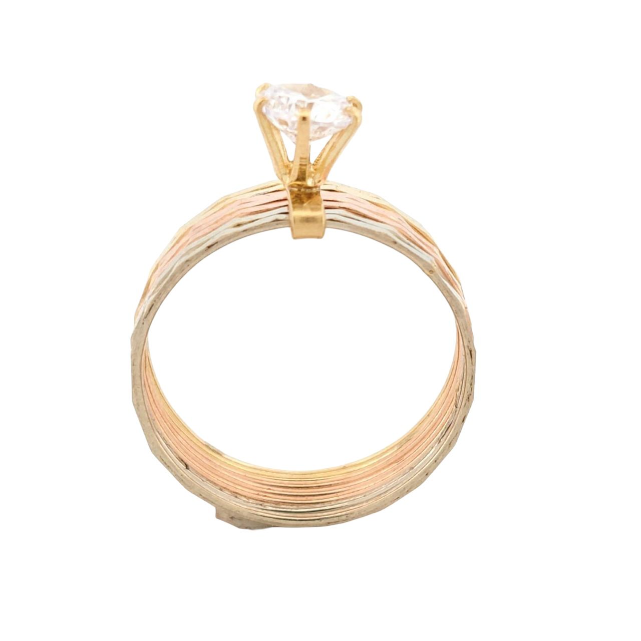 Anillo Semanario Oro 10 K Florentino + Obsequio.