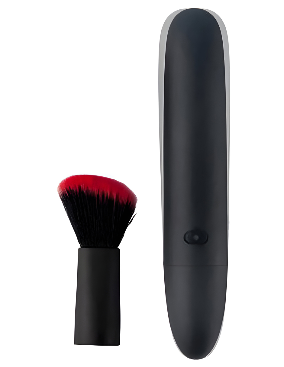 Brocha Para Maquillaje Vibrador Con 10 Patrones de Vibración Lusty Color Negro Mate