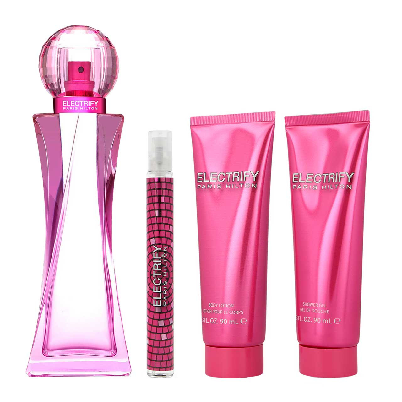 Set de mujer Paris Hilton Electrify 4 pzs