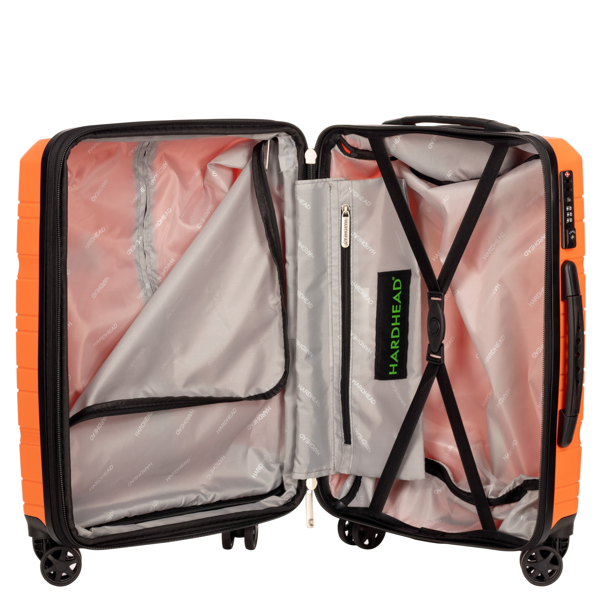 Maleta Rígida Hardhead Albert Naranja 21" Cabina