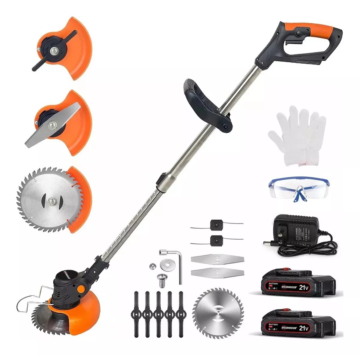 Desbrozadora Inalámbrica Podadora Pasto Cortadora De Césped.