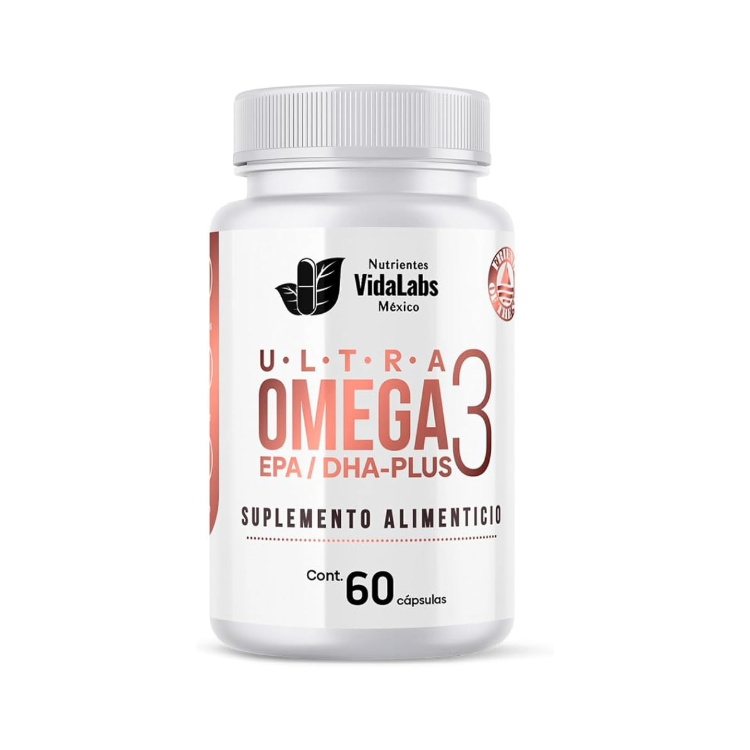 Ultra Omega 3 400 Mg EPA Y 300 Mg DHA Apoyo A La Salud Del Corazón, Las Articulaciones Y Cerebro 