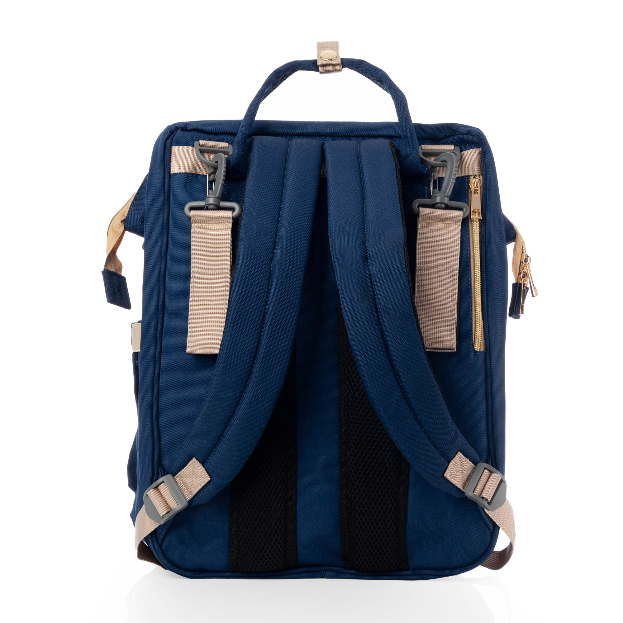 Mochila Pañalera Debug para bebé con cambiador cuna, color Azul Marino