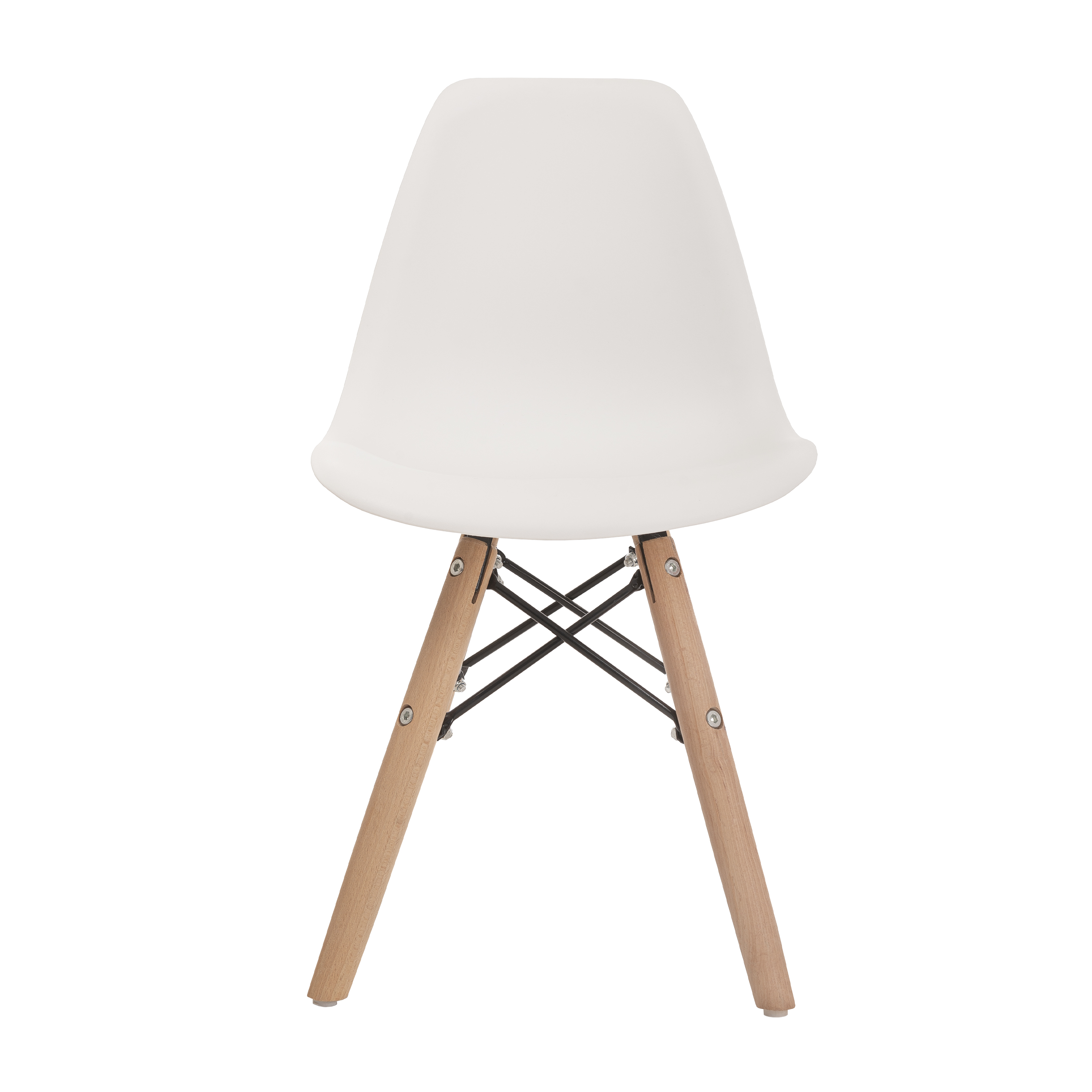 Silla Eames infantil para niños y niñas diseño Moderno (blanca, gris clara y Rosa) Duduk 