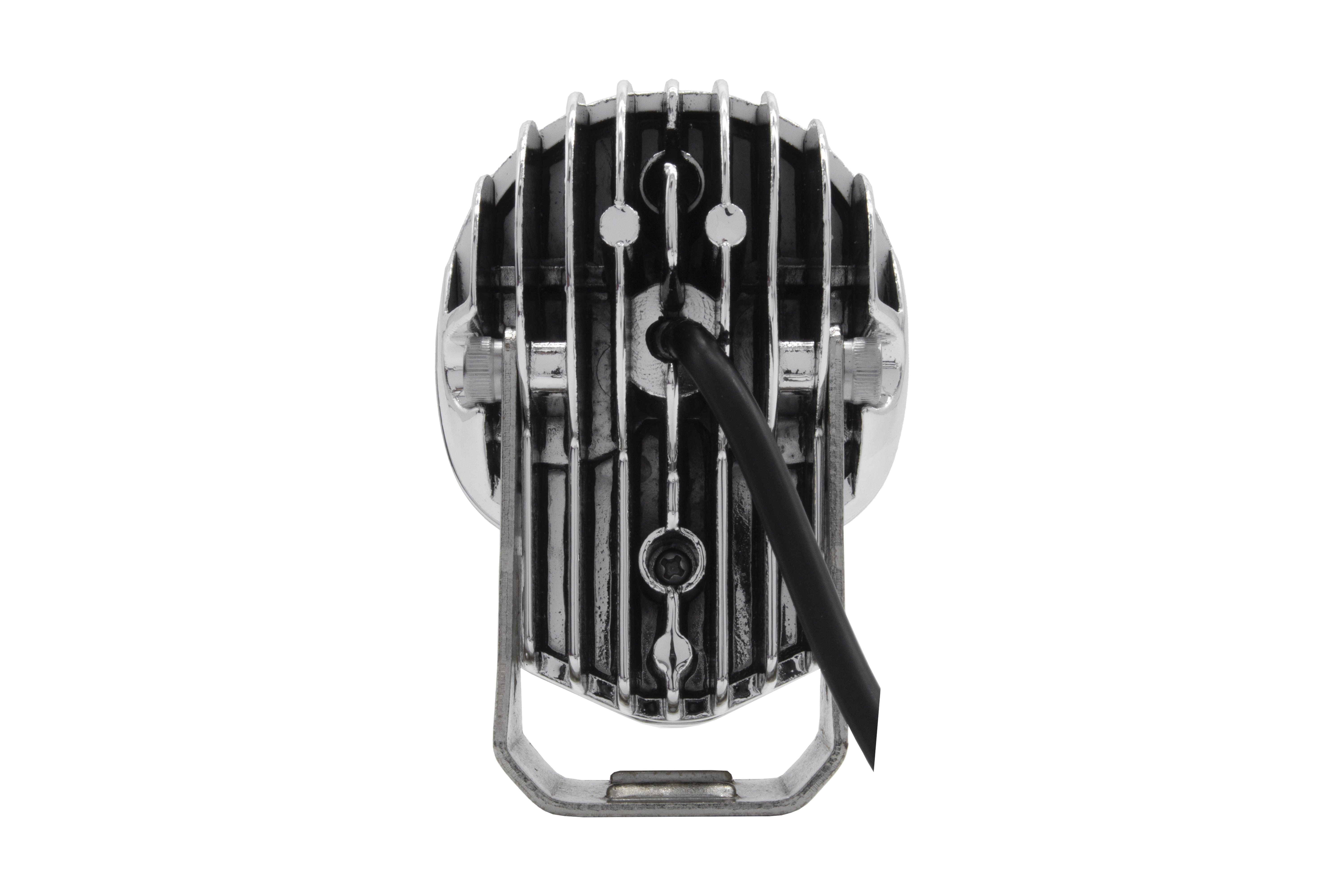 Faro Led Para Moto De Calavera Luz Bca/ambar 20w