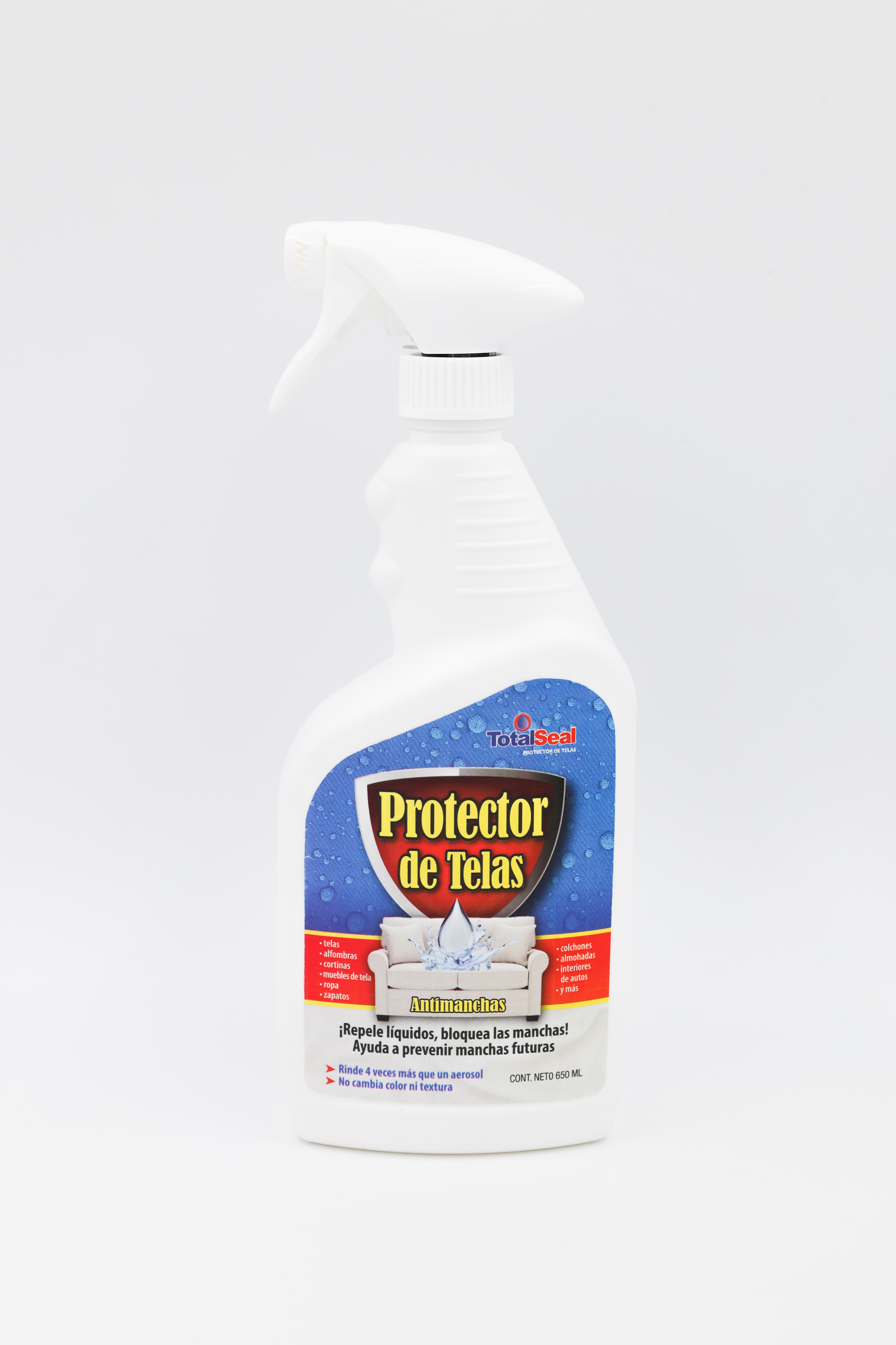 Teflon Protector de Telas y Tapicería Total Seal - 650 ml.