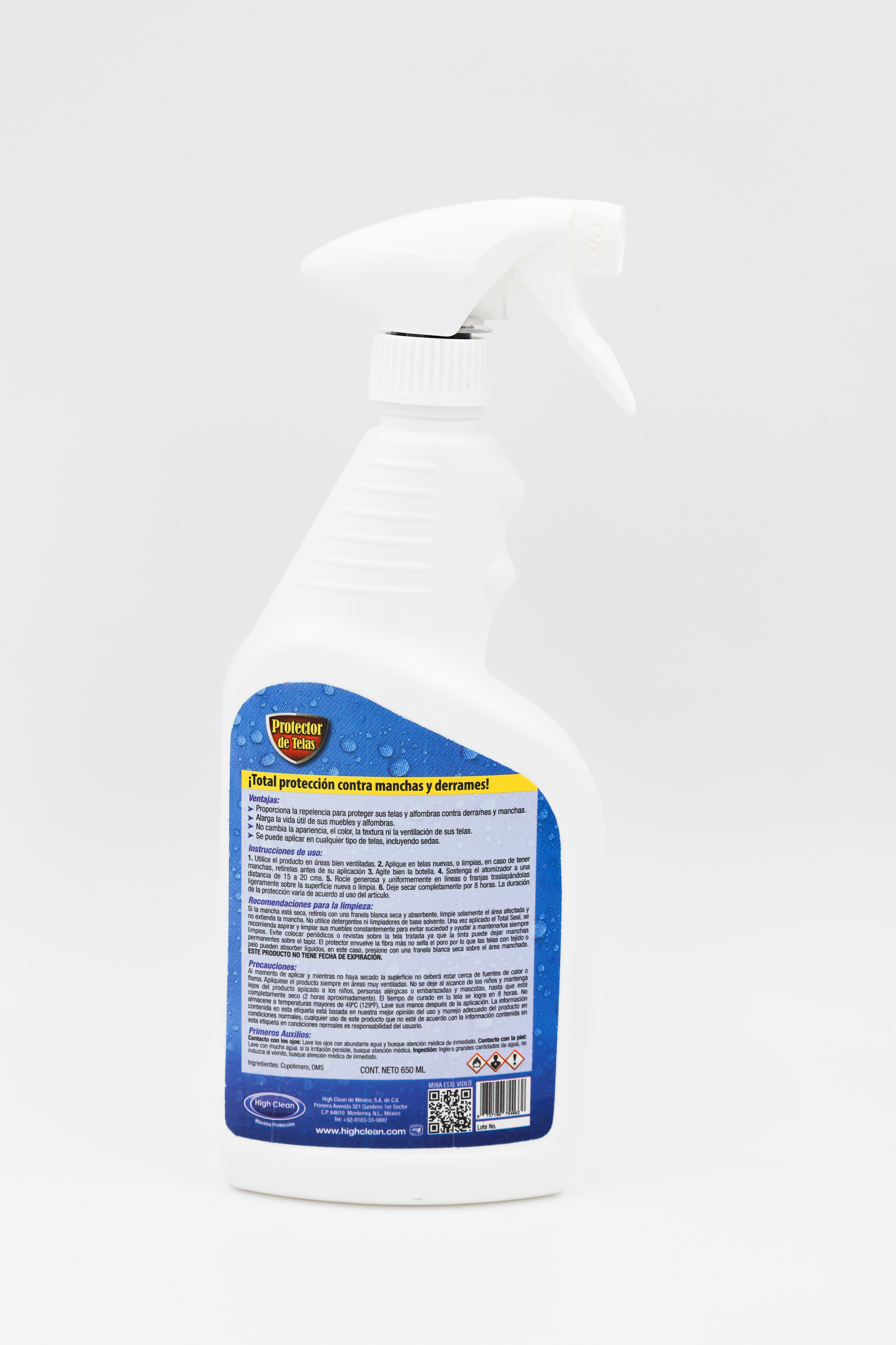 Teflon Protector de Telas y Tapicería Total Seal - 650 ml.