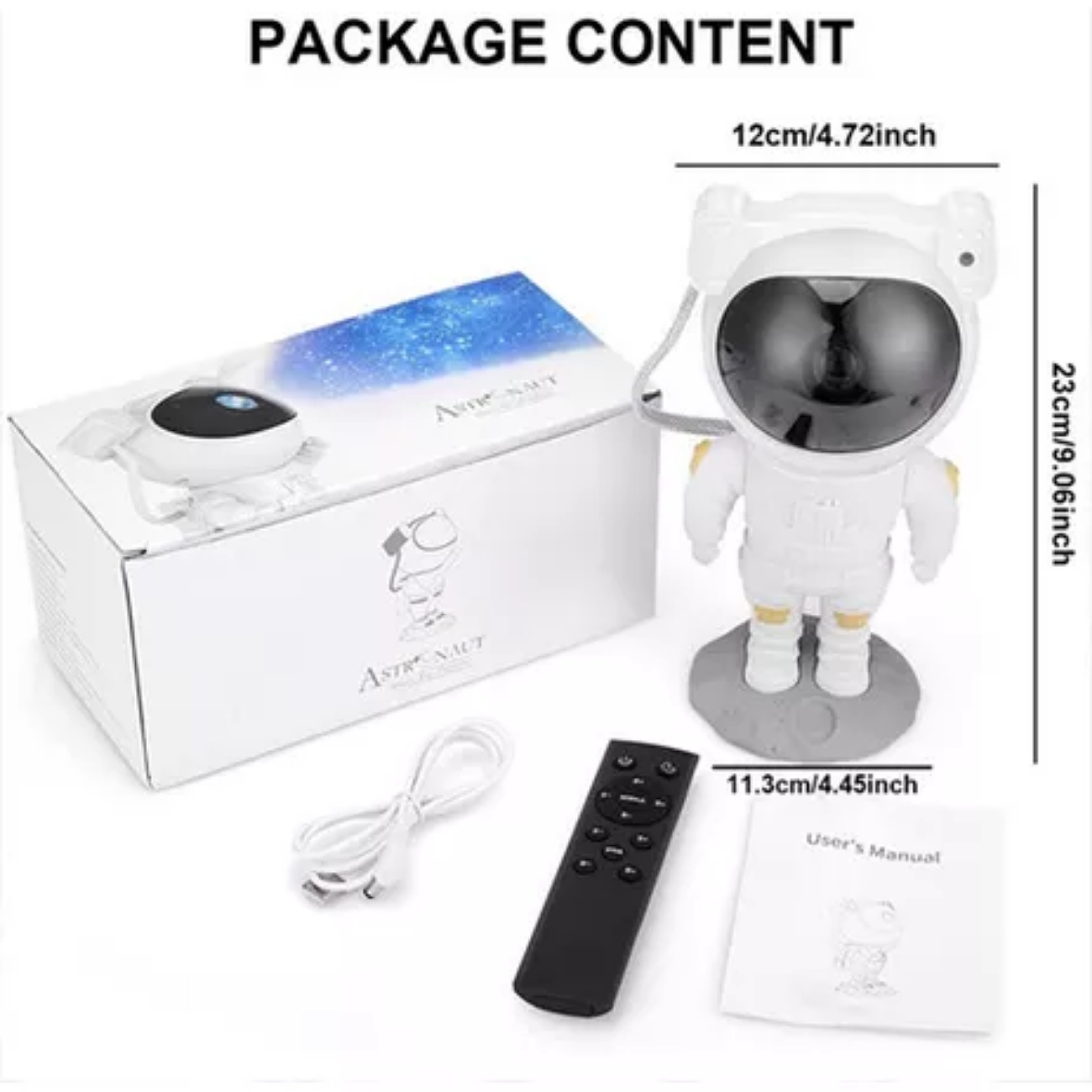 Proyector De Estrella Galaxia Astronautas Lampara De Noche